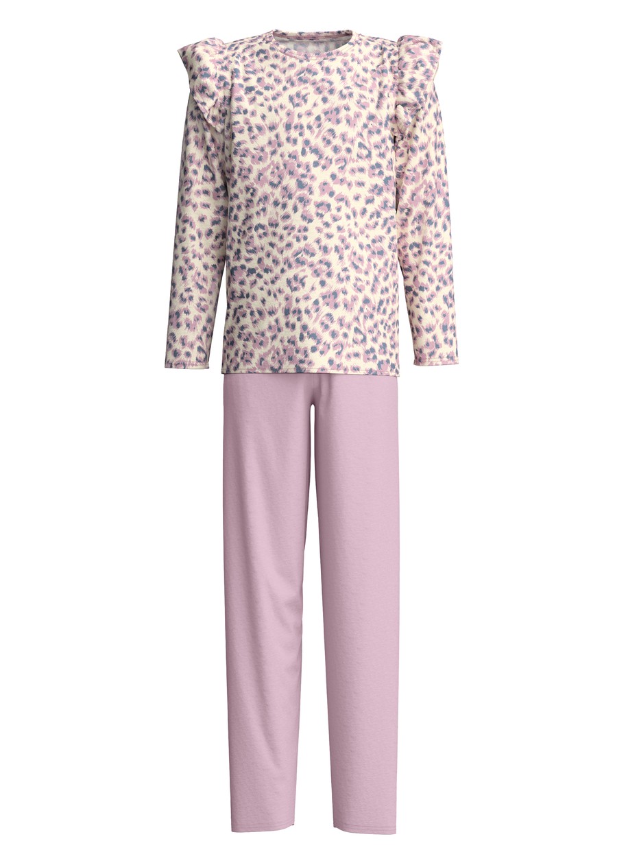 Kids - Pyjamas, long made of 100% Cotton in Light pink, , from the Kids Cat series by CALIDA