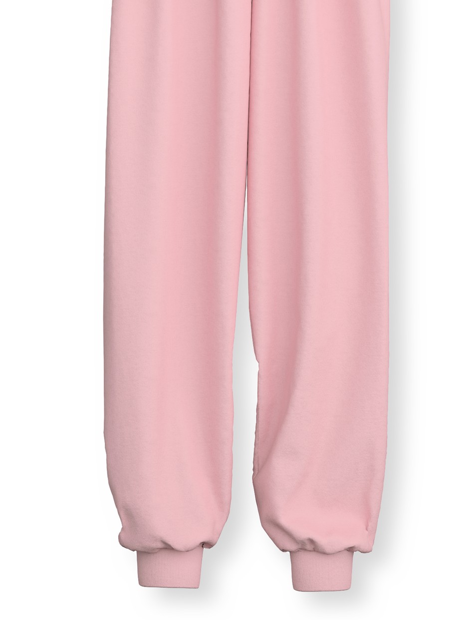 Kids - Pyjama with cuff made of 100% Cotton in Pink, Patterned, from the Kids Ski Resort series by CALIDA