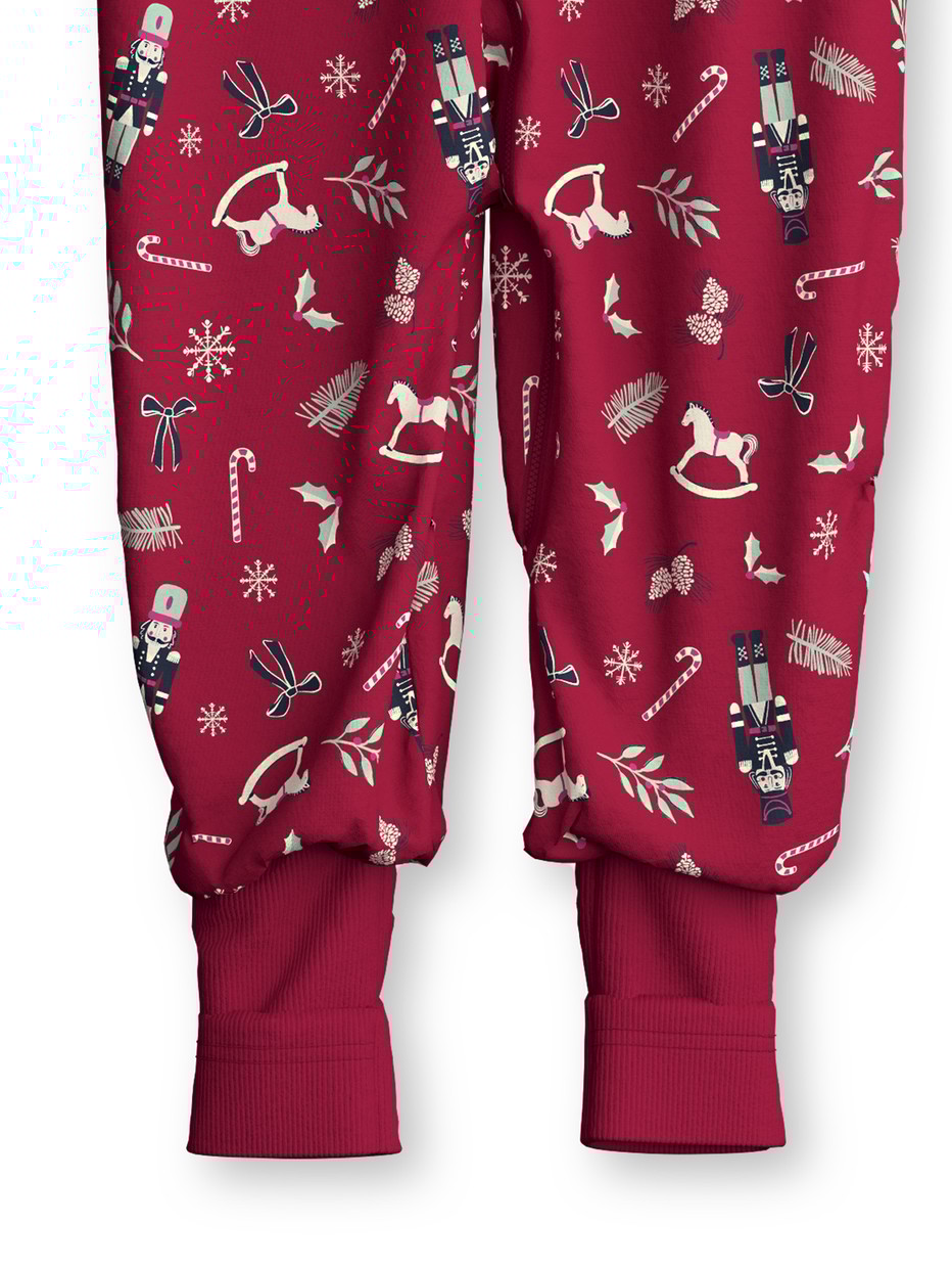 Kids - Jumpsuit made of 100% Cotton in Red, Patterned, from the Family & Friends series by CALIDA