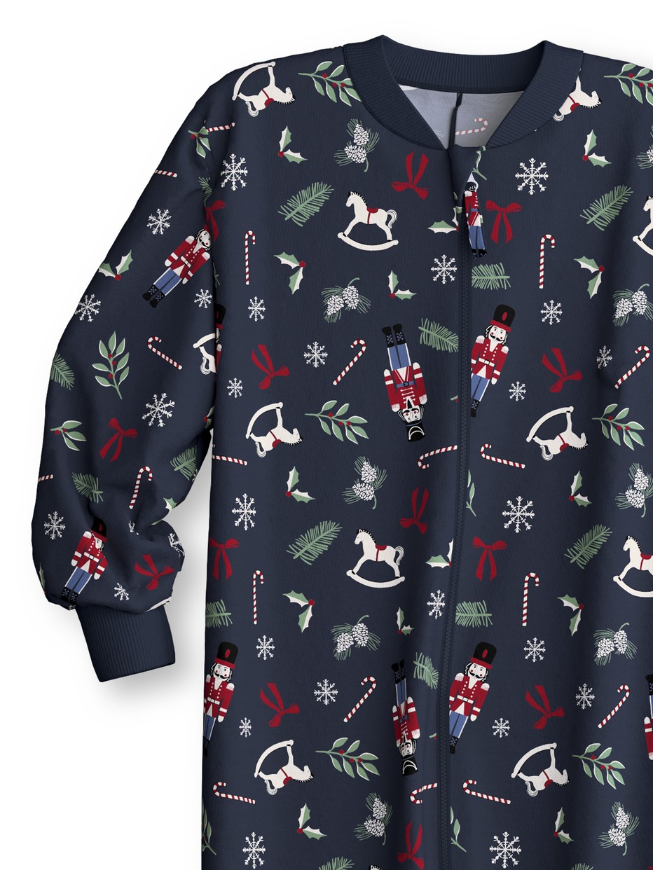 Kids - Jumpsuit made of 100% Cotton in Blue, Patterned, from the Family & Friends series by CALIDA