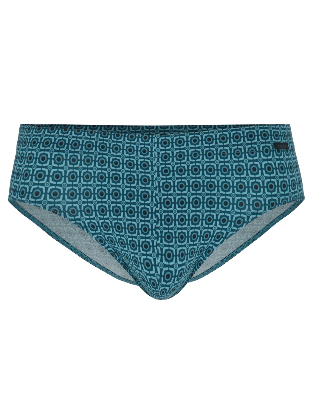 Calida Boxer da Uomo Cotton Code Design, Blu Atlantico, 56