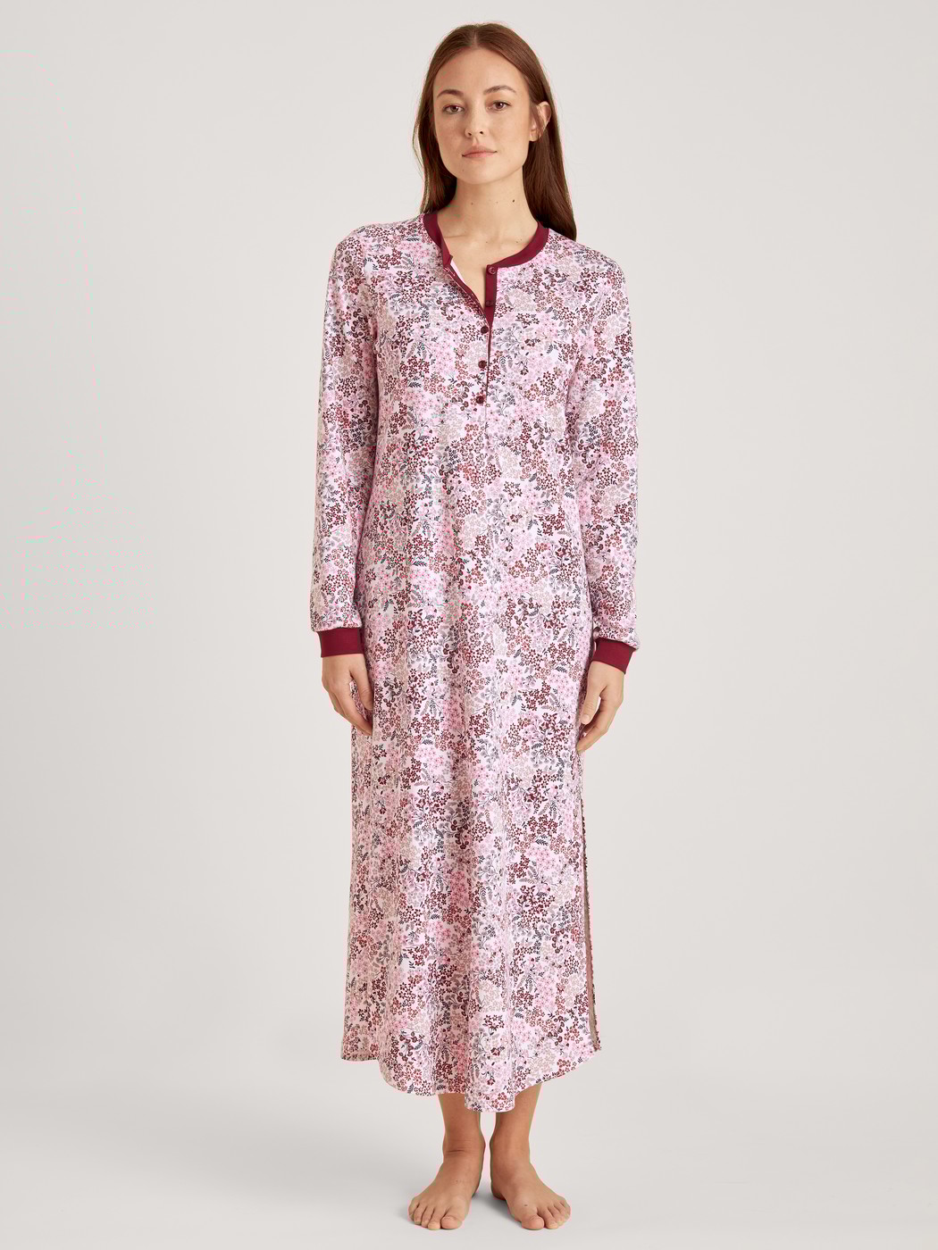 CALIDA Midnight Flowers Long sleeved nightdress