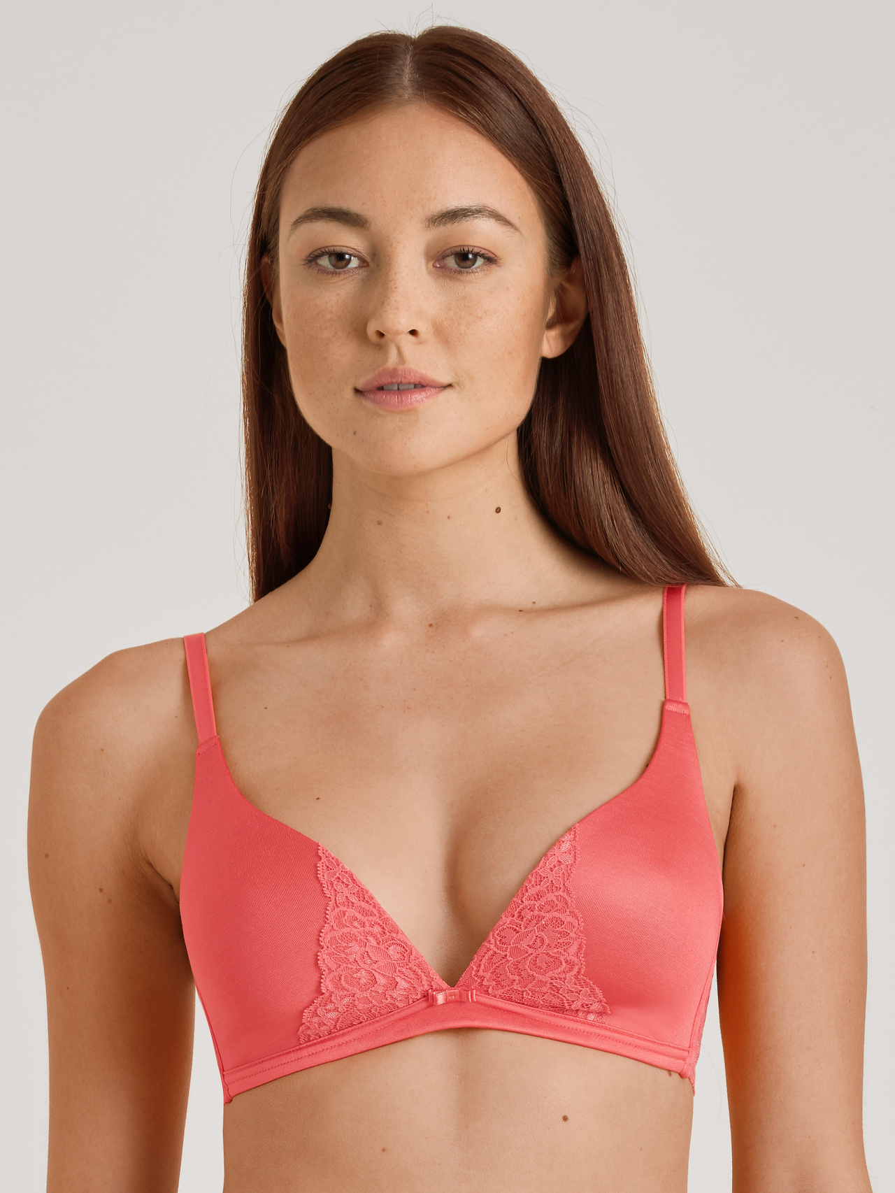 CALIDA Sensual Secrets Triangel-BH ohne Bügelfür Damen, 85B, Rosa, Feinste Baumwolle auf der Haut!