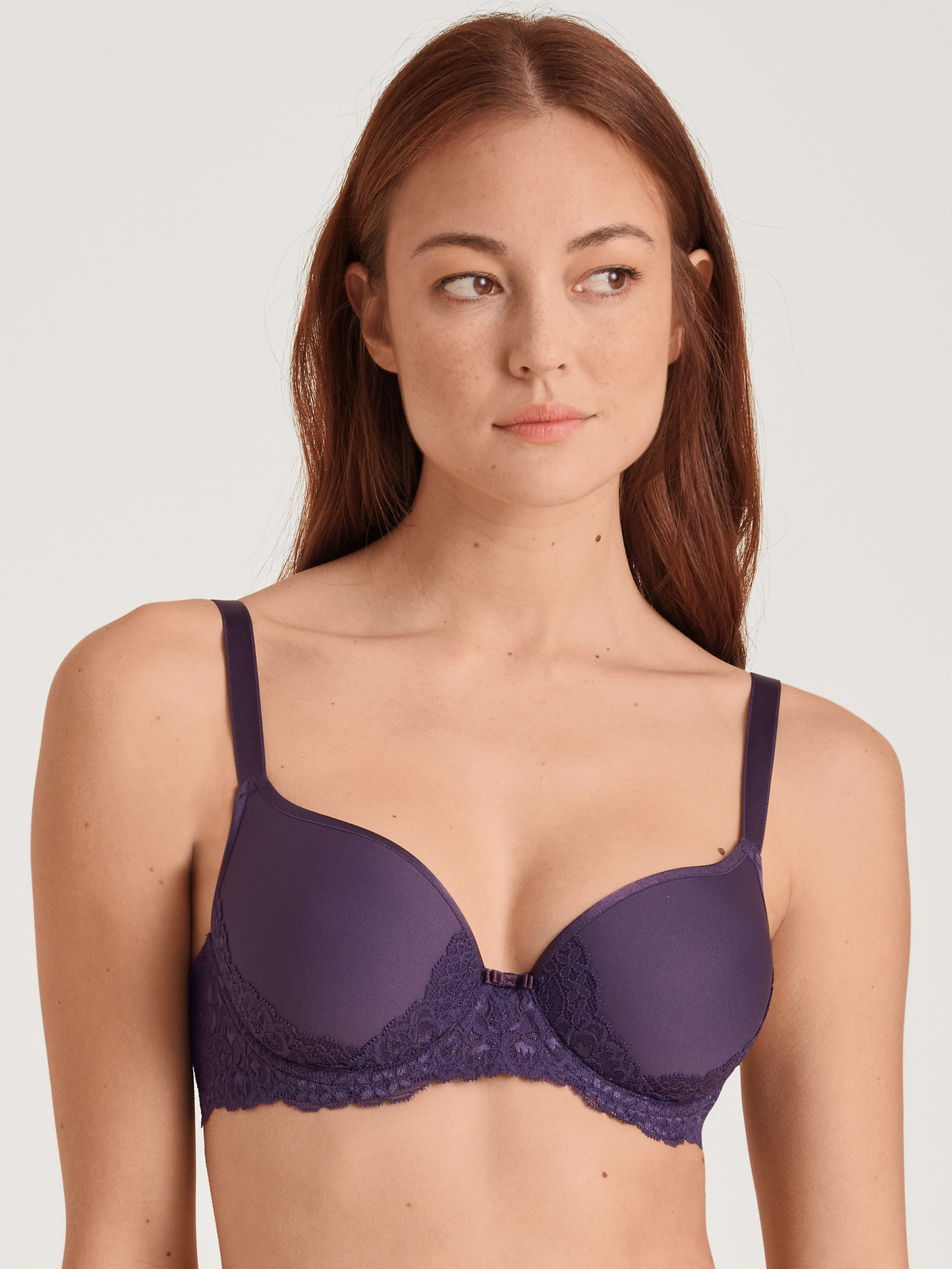 CALIDA Sensual Secrets Spacer-BH mit Bügelfür Damen, 70C, Violett, Eleganter Basic-BH mit Bügeln