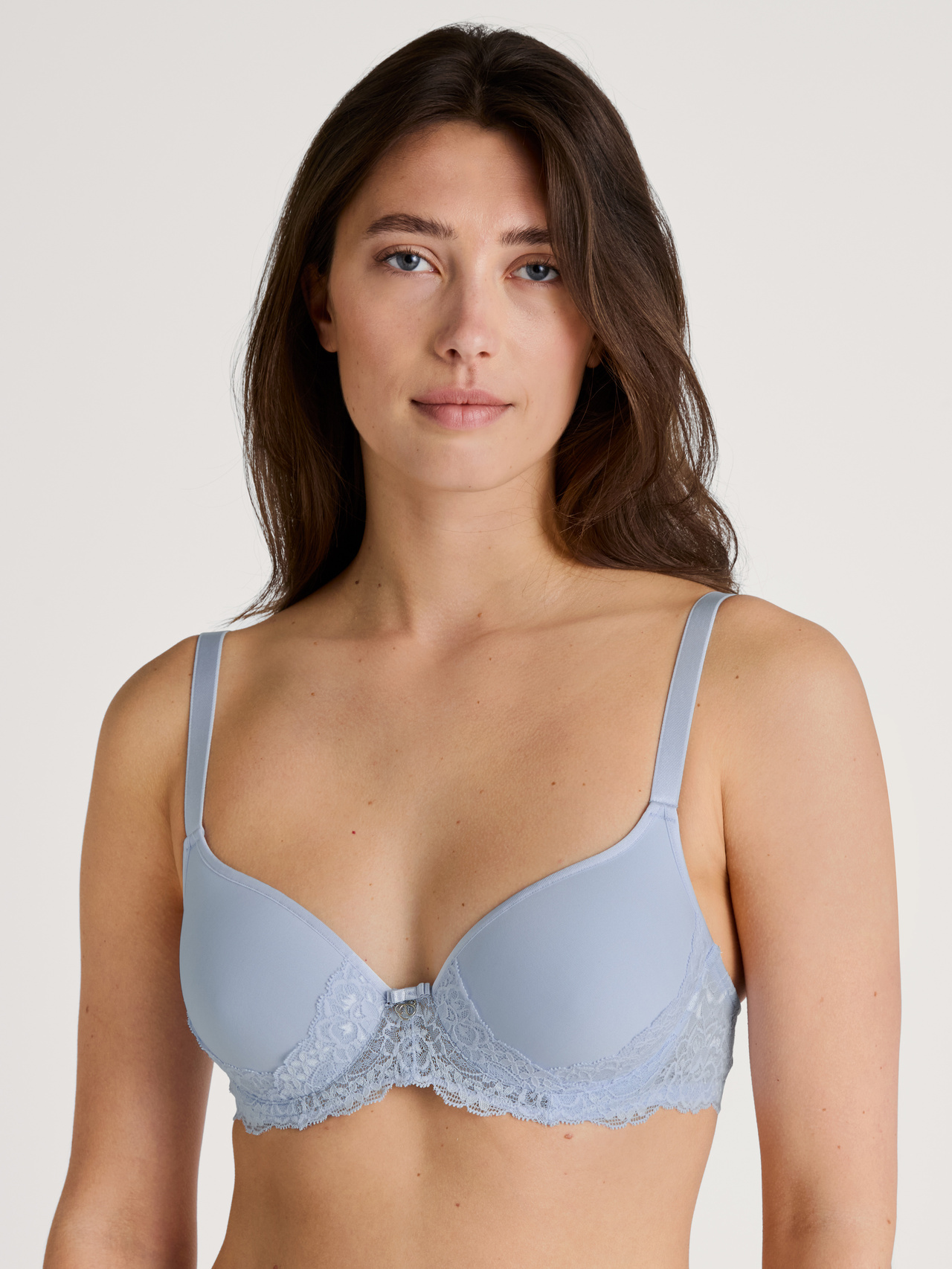 CALIDA Sensual Secrets Spacer-BH mit Bügelfür Damen, 85B, Blau, Das sinnliche Geheimnis komfortabler Eleganz