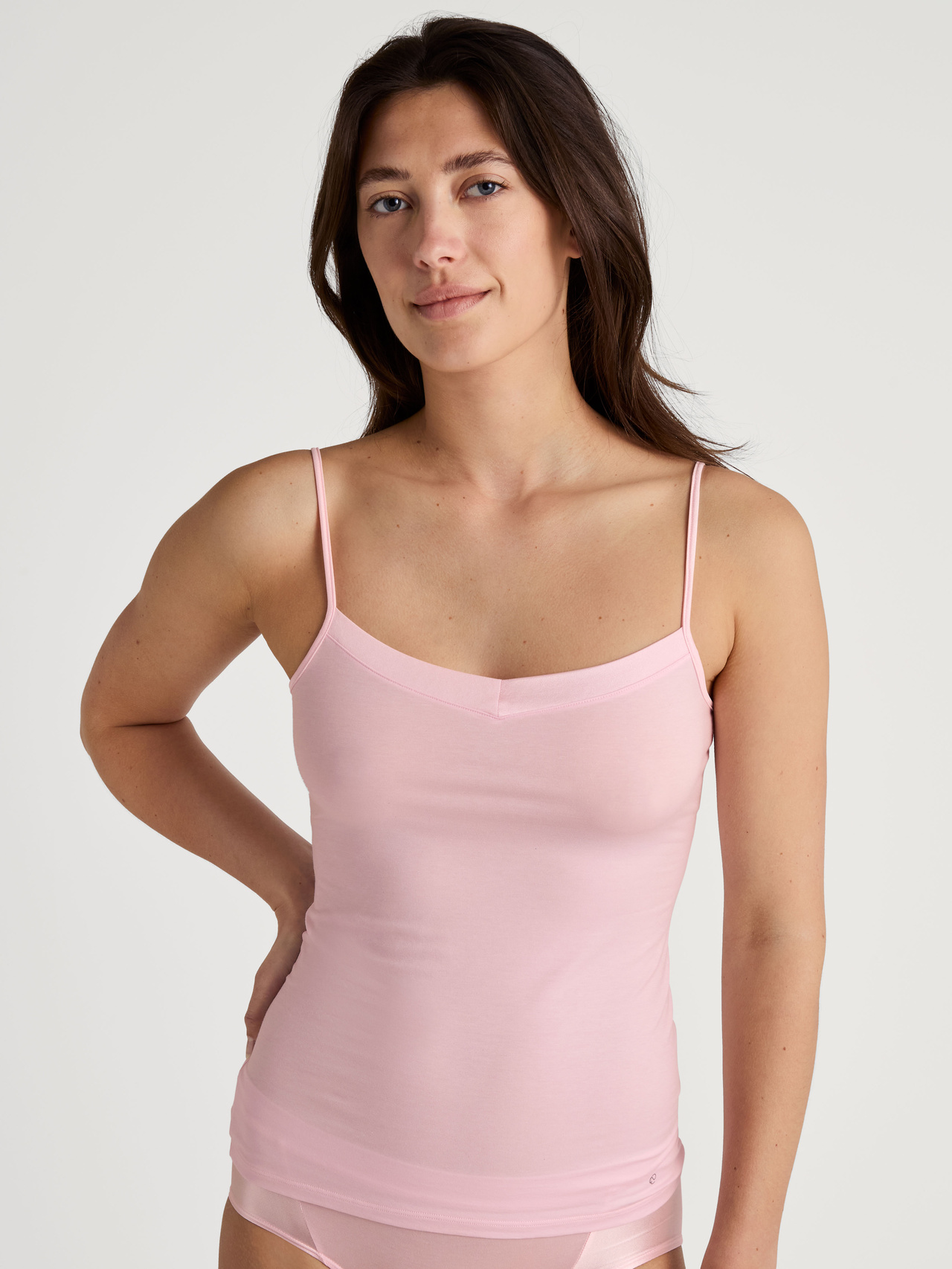 CALIDA Cate Spaghetti-Topfür Damen, M, Rosa, Eleganz für jeden Tag