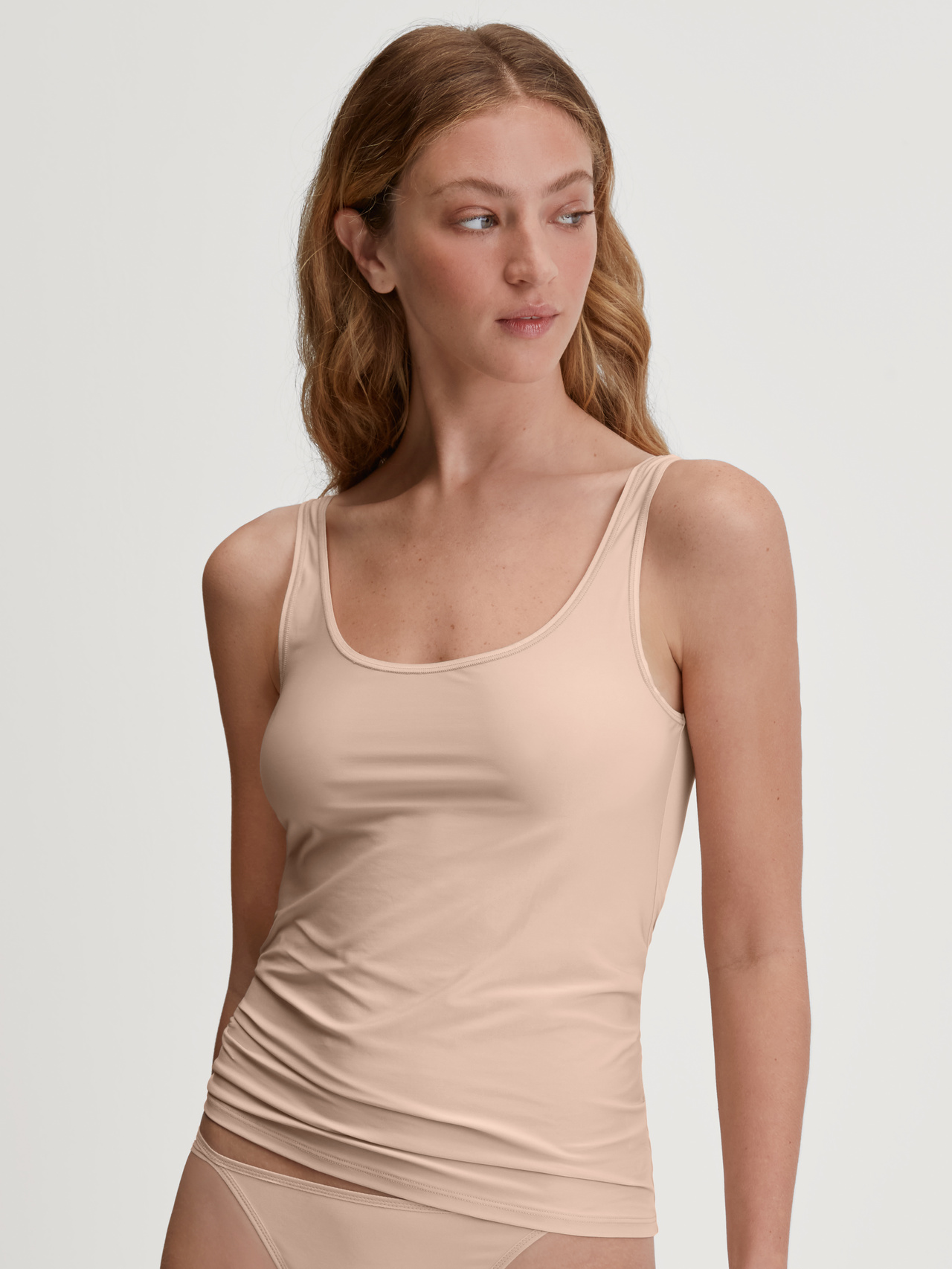CALIDA Sleek Skin Tank-Topfür Damen, XS, Rosa, Leicht wie Luft, weich wie Seide – das perfekte Drunter-Top
