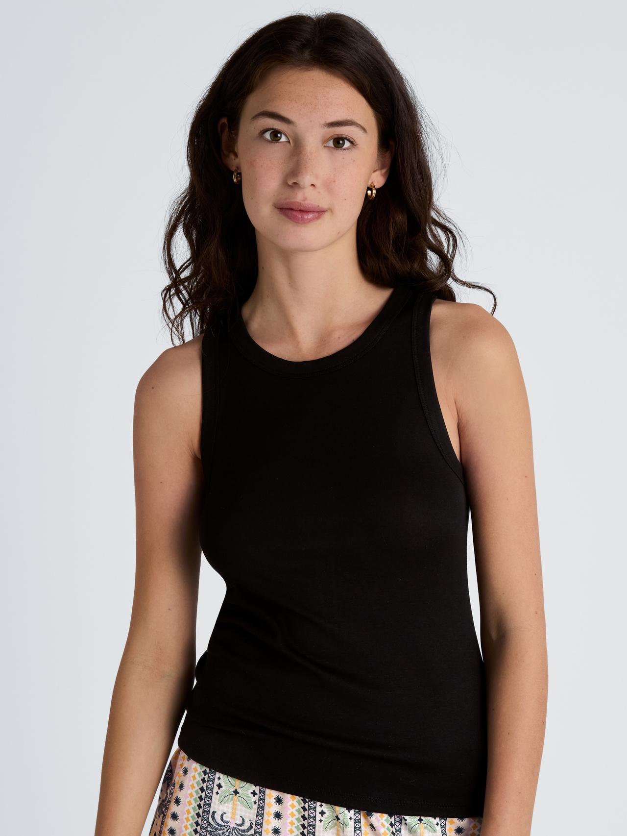 CALIDA Favourites Sun Tank-Topfür Damen, M, Schwarz, Mit Mix & Match zum sommerlichen Lieblingsoutfit