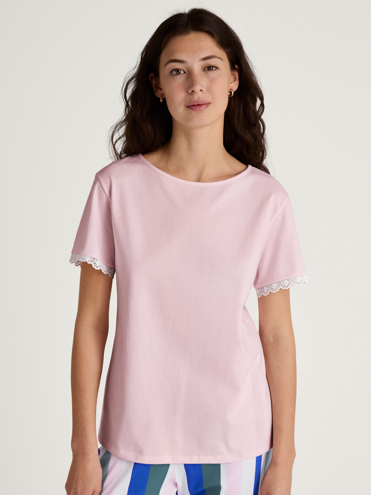 CALIDA Favourites Coast Kurzarm-Shirtfür Damen, XS, Rosa, Sommerlich leichte Mix & Match Favouriten