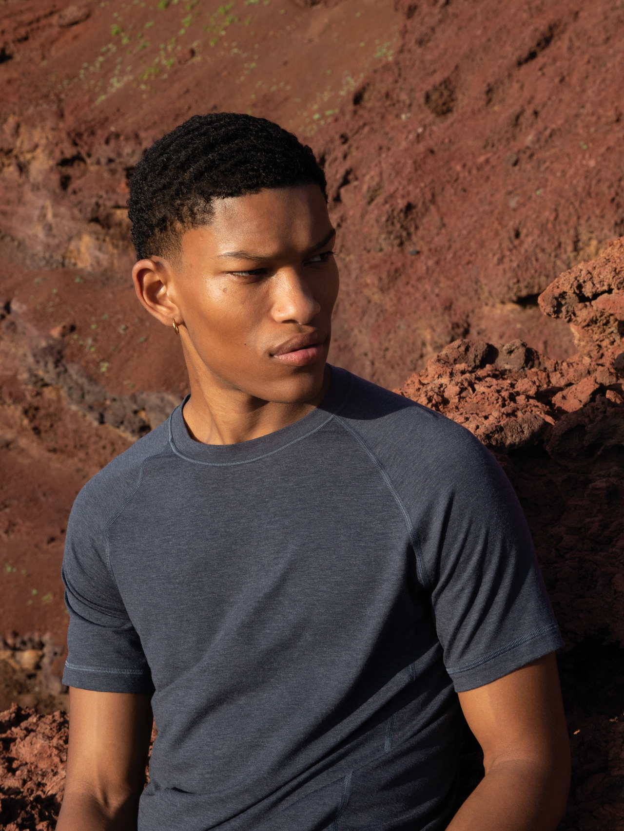 CALIDA DSW Warming Kurzarm-Shirtfür Herren, L, Grau, Wohlfühlwärme durch die ganze Nacht