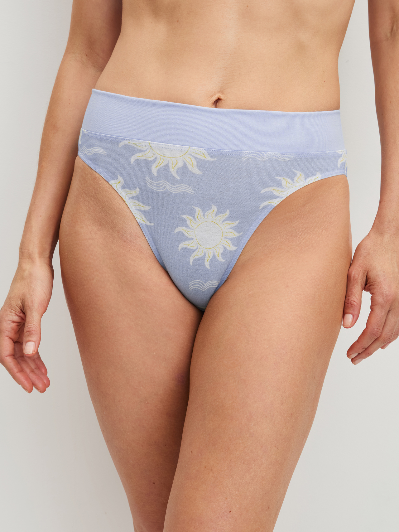 CALIDA EDITION 85 Slip mit Softbund, high waistfür Damen, M, Blau, Vertraute Klassiker im Jubiläumsdesign