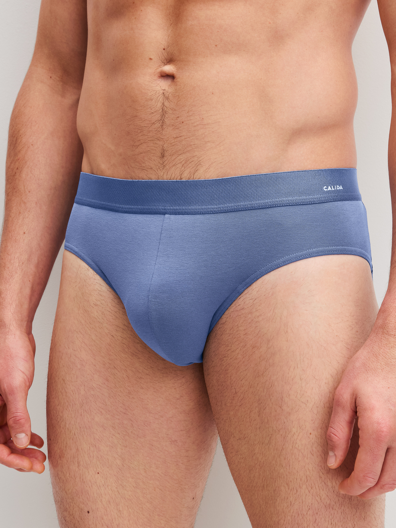 CALIDA Cotton Code Slip mit Elastikbundfür Herren, M, Grau, Dein tägliches Codewort heißt: Komfort