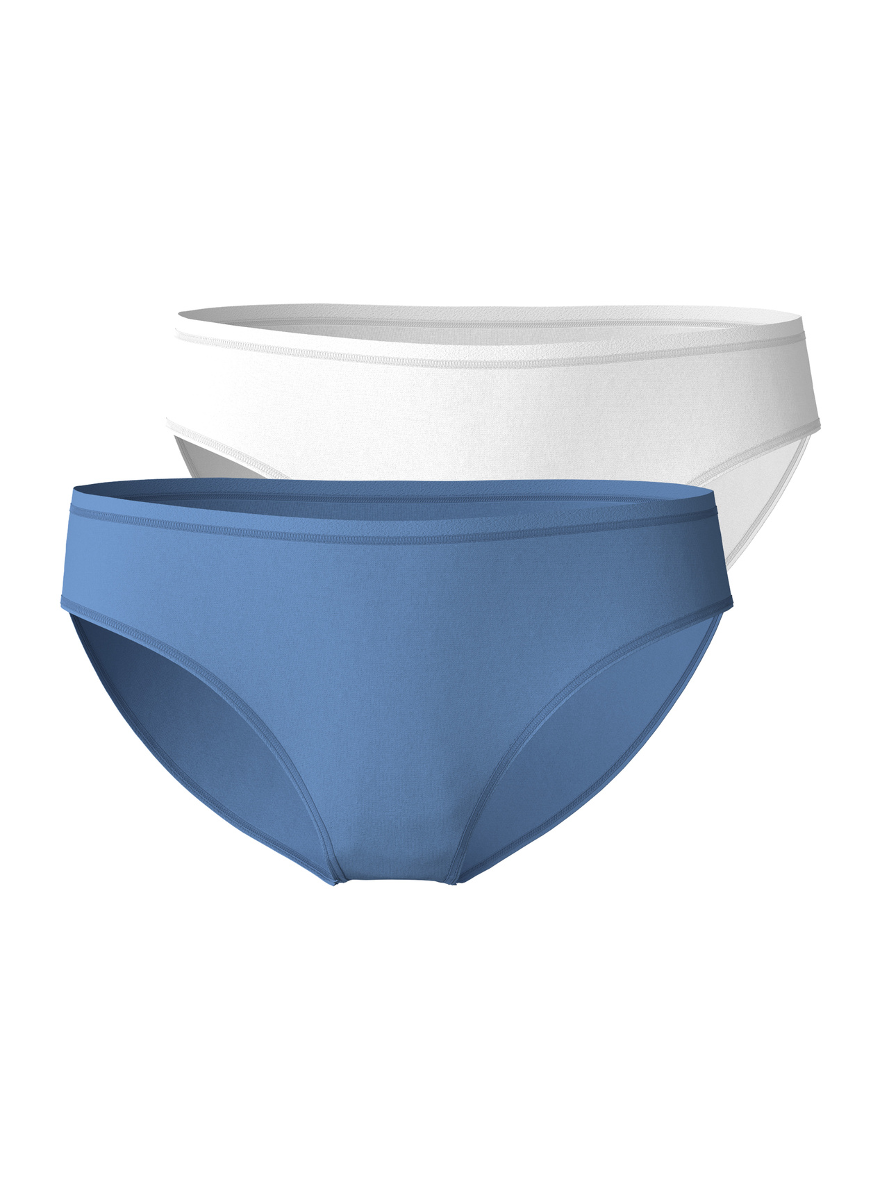 CALIDA Benefit Women Spec. Slip, 2er-Packfür Damen, M, Blau, Wohlgefühl im Doppelpack