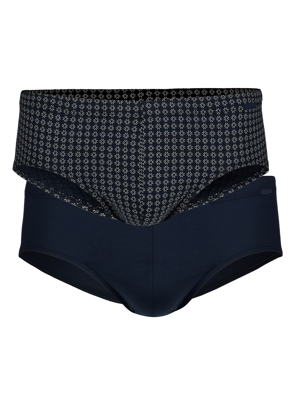 CALIDA Prints Benefit Slip, 2er-Packfür Herren, L, Blau, Doppelter Einsatz für mehr Komfort