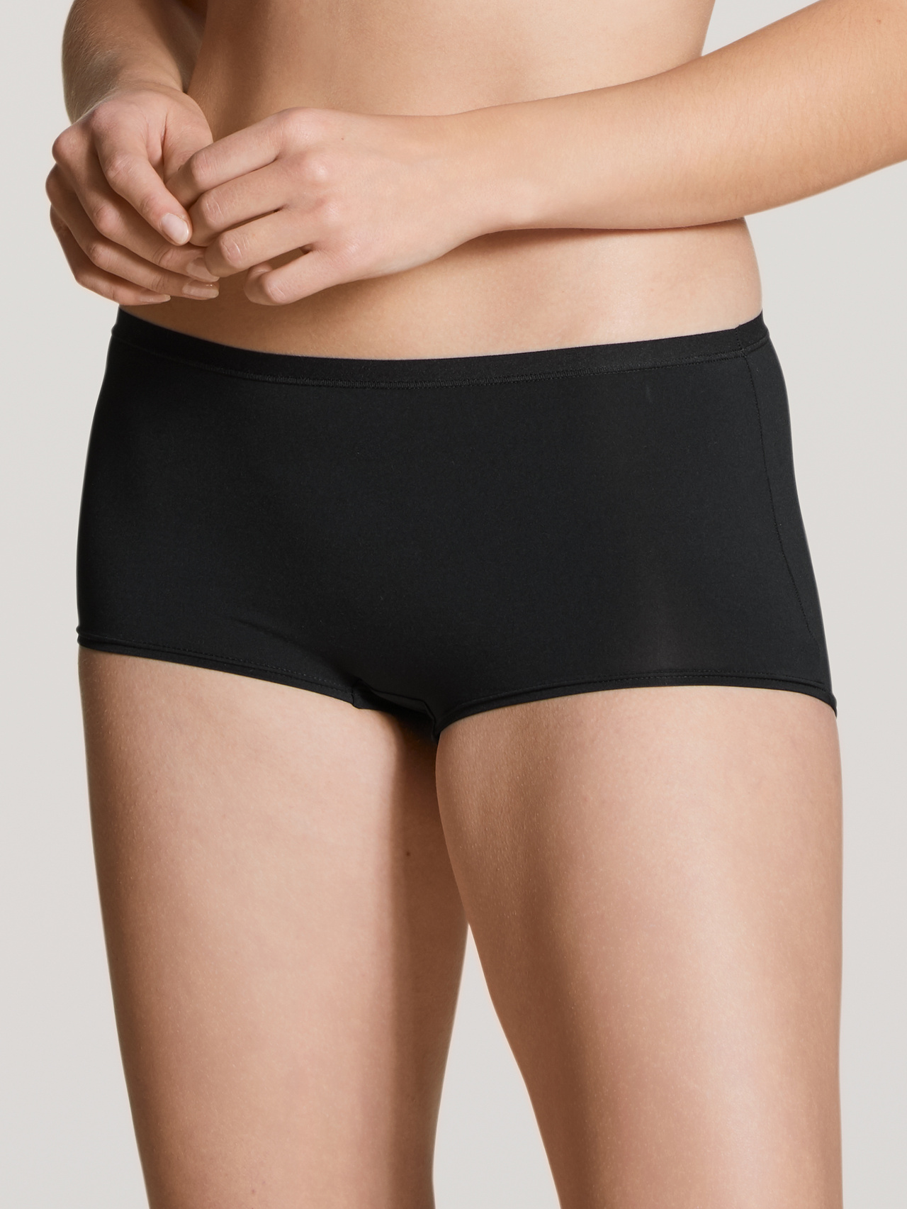CALIDA Eco Sense Panty, regular cutfür Damen, S, Schwarz, Geschmeidig zur Haut, gut zur Umwelt