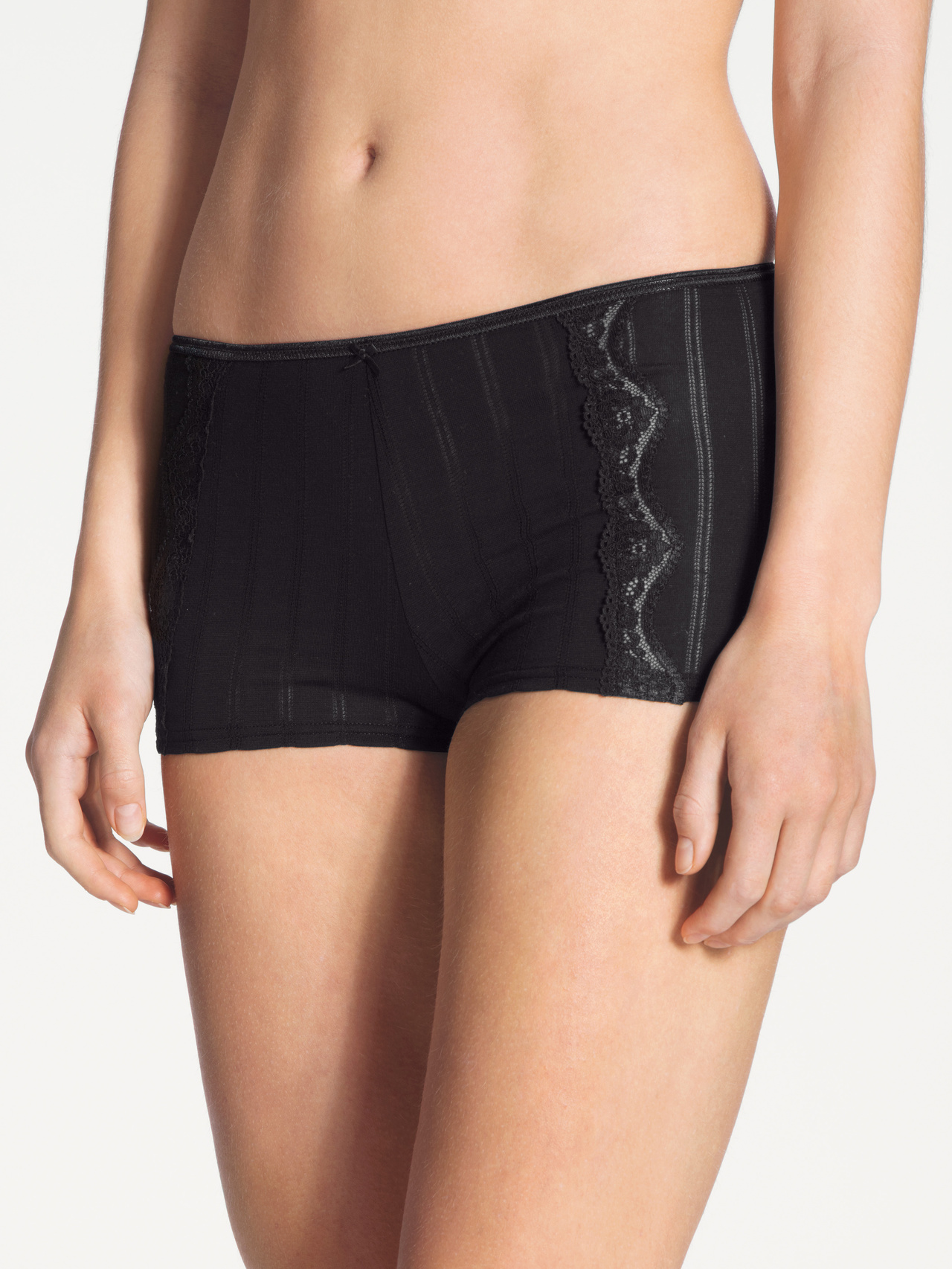 CALIDA Etude Toujours Panty, high waistfür Damen, L, Schwarz, Liaison aus bester Baumwolle und verspielter Spitze