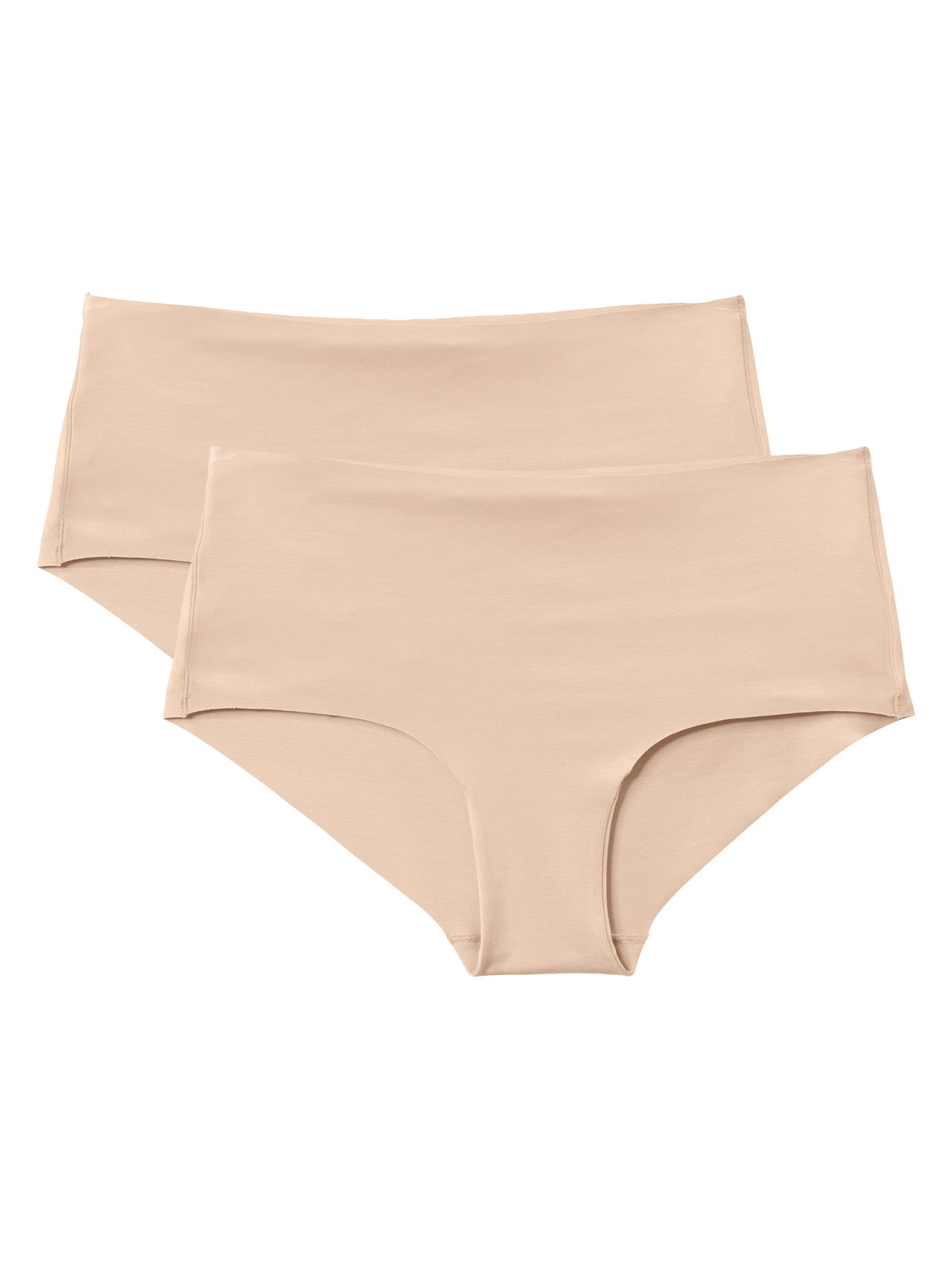 CALIDA Natural Skin Panty, low cut, 2er-Packfür Damen, S, Beige, Wie eine zweite Haut – nahtlos bequem