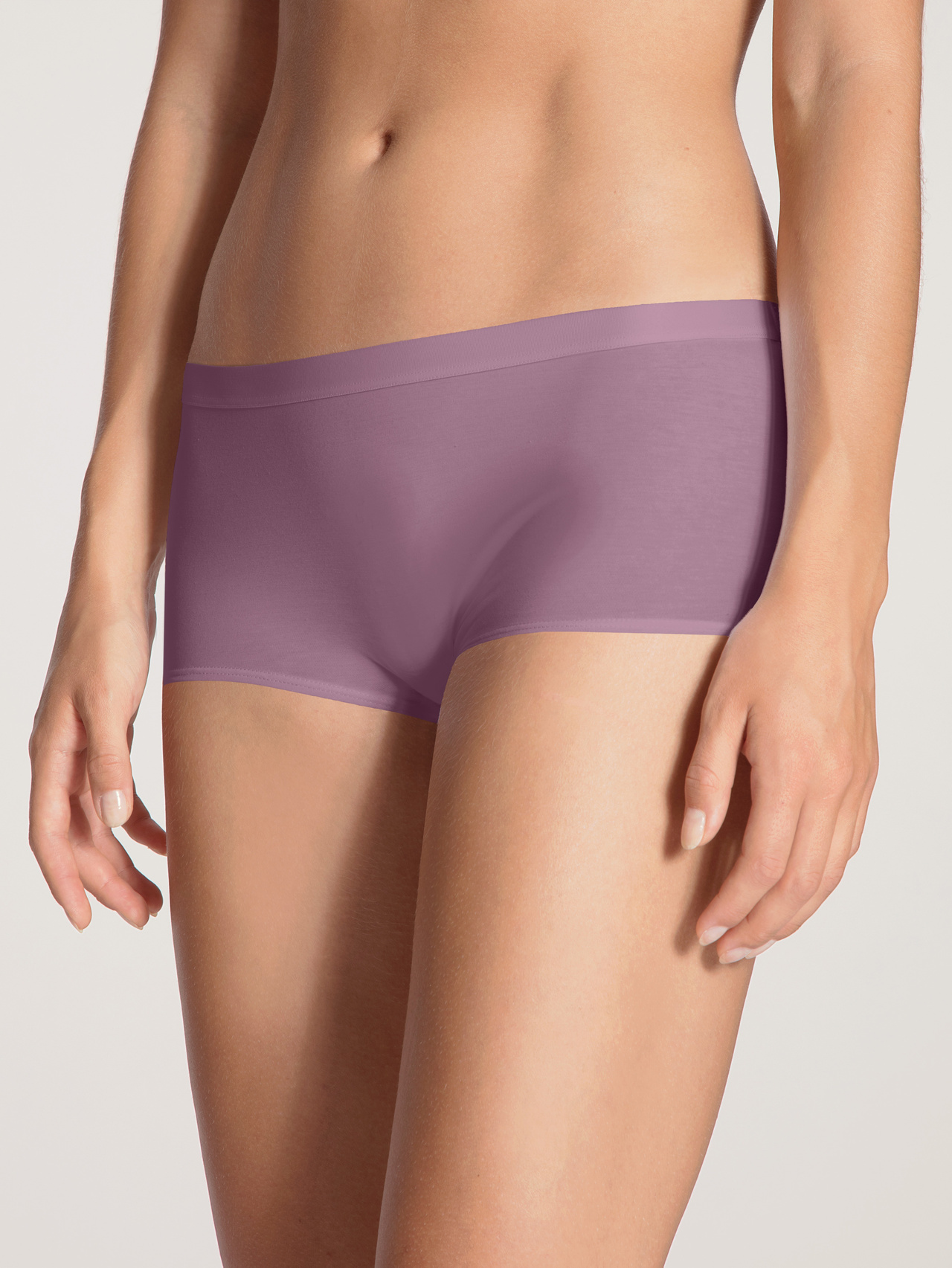 CALIDA Natural Joy Xtra Panty, regular cutfür Damen, M, Violett,   Weich, formstabil, den ganzen Tag komfortabel