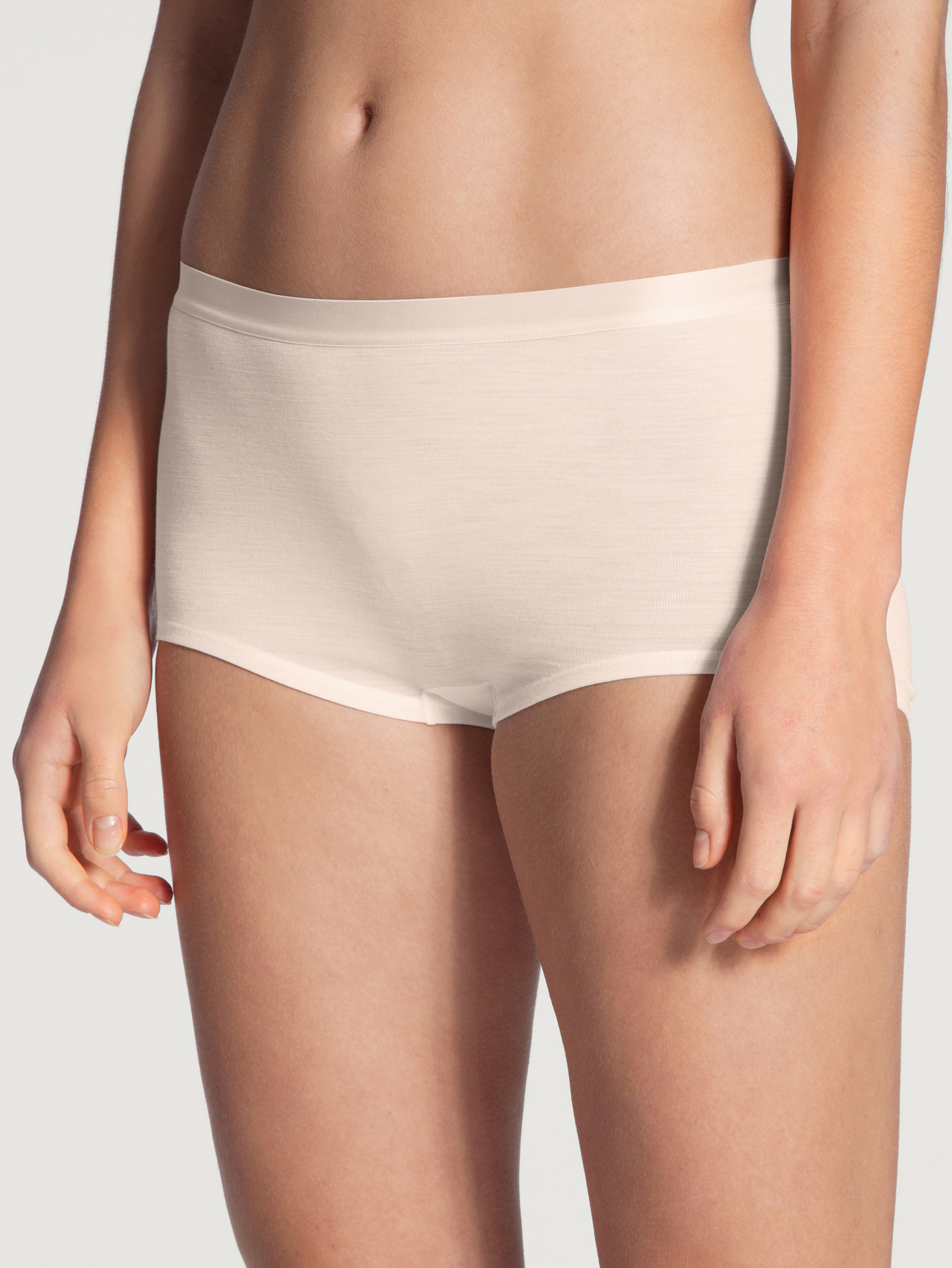 CALIDA True Confidence Panty aus Wolle-Seide, high waistfür Damen, L, Beige, Ein Tagtraum aus wärmender Wolle und wertvoller Seide