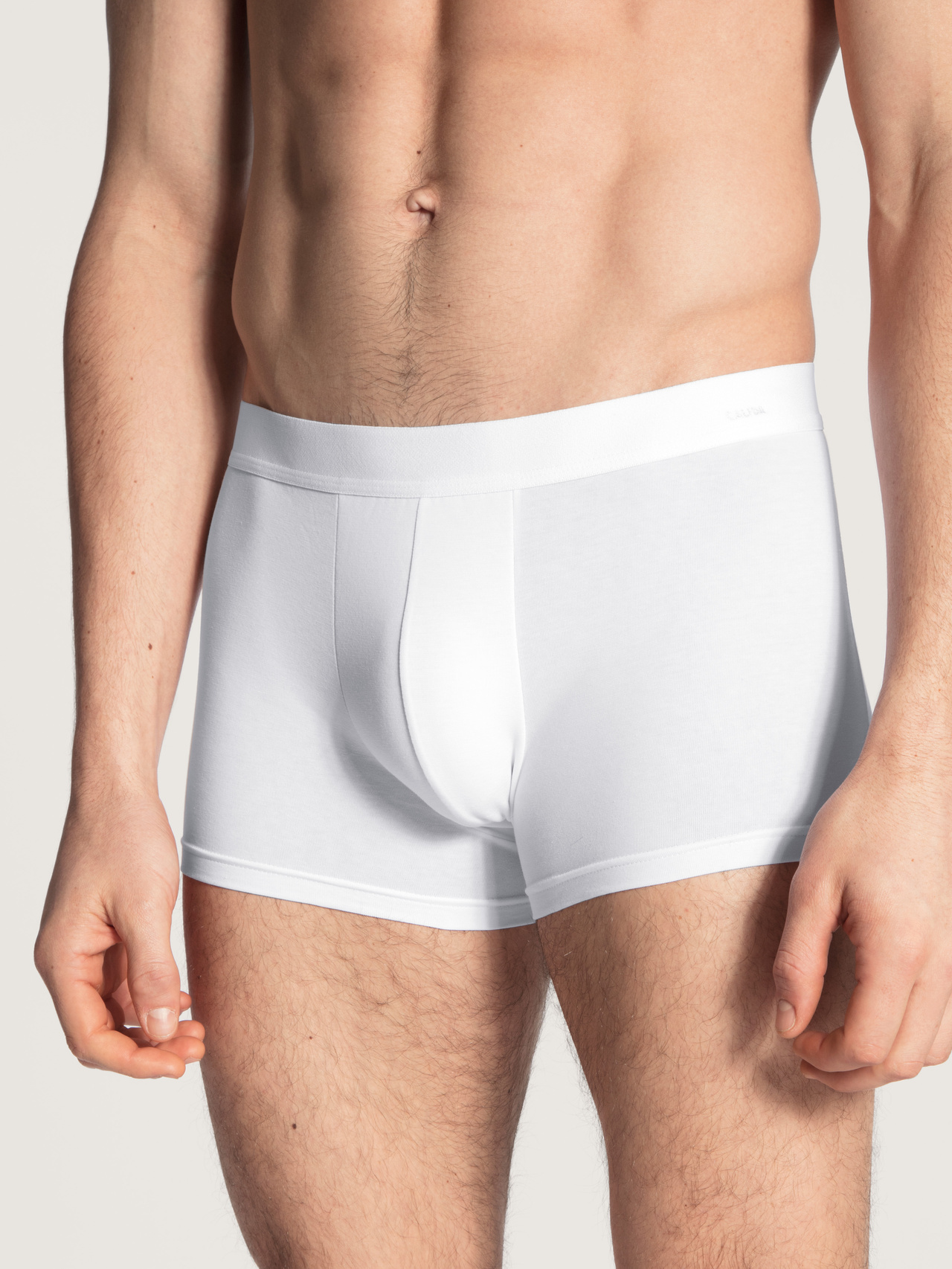 CALIDA Cotton Code Boxer Brief mit Softbundfür Herren, L, Weiß, Dein tägliches Codewort heißt: Komfort