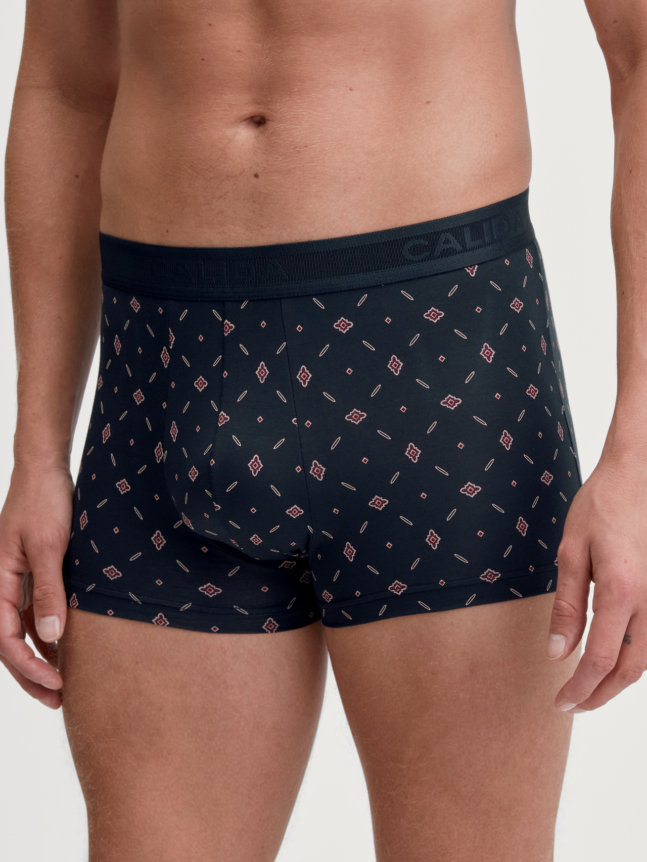 CALIDA Swiss Cotton Select Boxer Brieffür Herren, S, Blau, Natürlicher Komfort durch hochwertigen Baumwolle