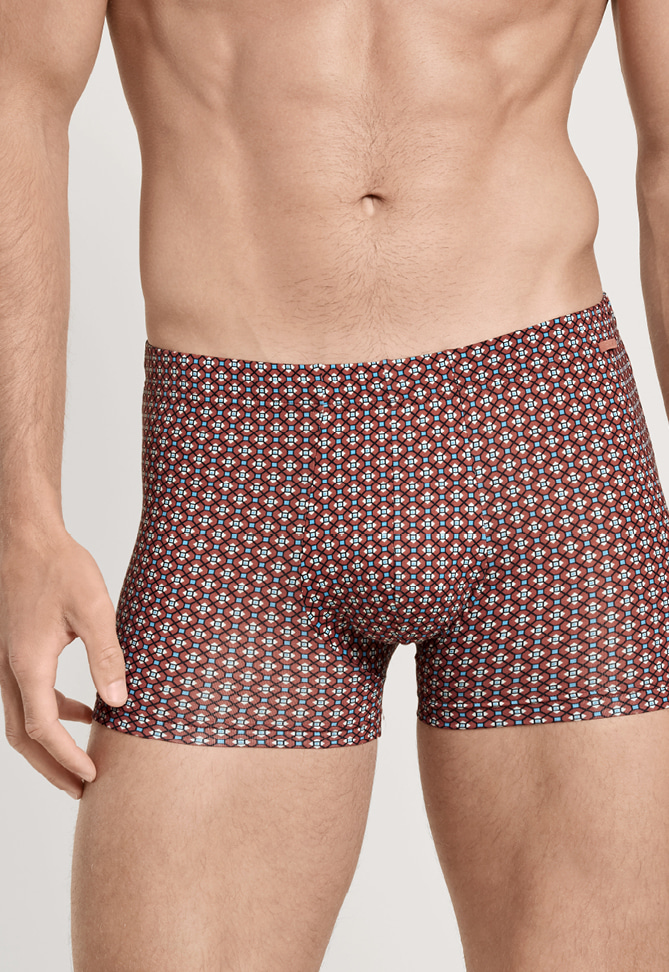 CALIDA Daywear Xtra Boxer Brieffür Herren, S, Rot, Aus Baumwolle und TENCEL™ – Fasern natürlichen Ursprungs