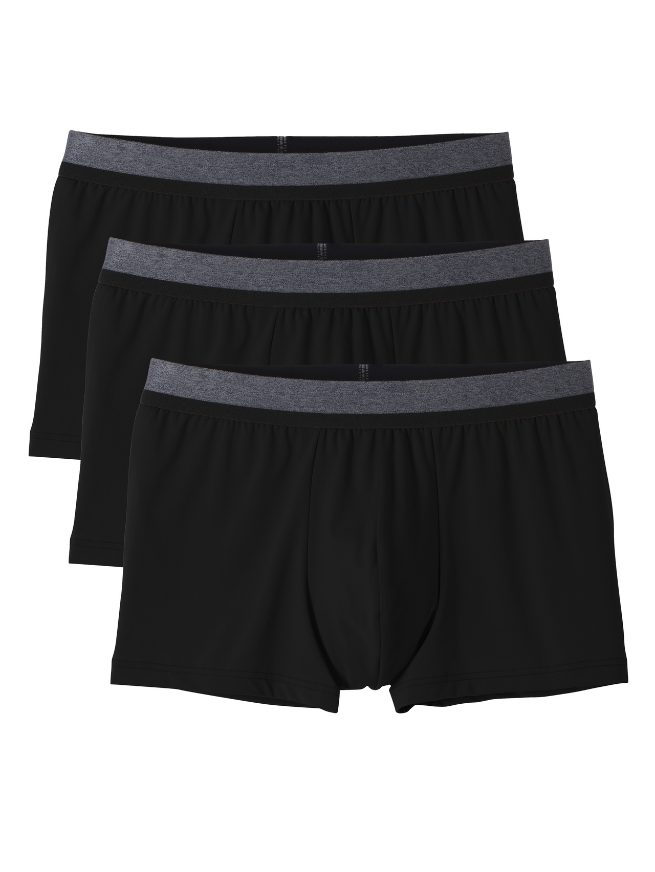 CALIDA Daywear Xtra Boxer Brief, 3er-Packfür Herren, S, Schwarz, SPECIAL im Vorteilspack