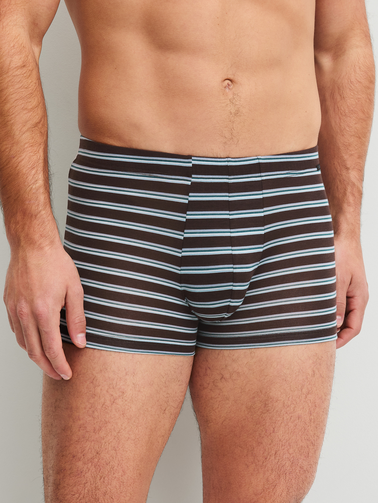 CALIDA Focus Trend Boxer Brieffür Herren, S, Braun, Maskuline Silhouette mit präziser Passform und klarer Linienführung