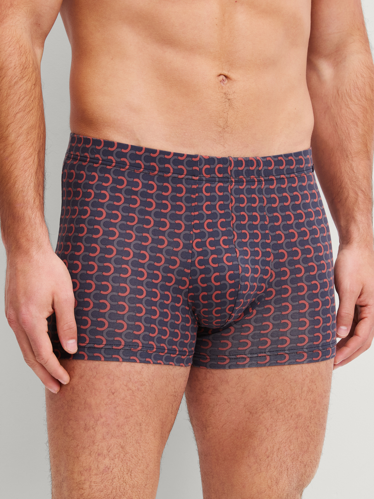 CALIDA Grafic Cotton Boxer Brieffür Herren, XL, Grau, Markante Passform mit klarer Silhouette und urbanem Design