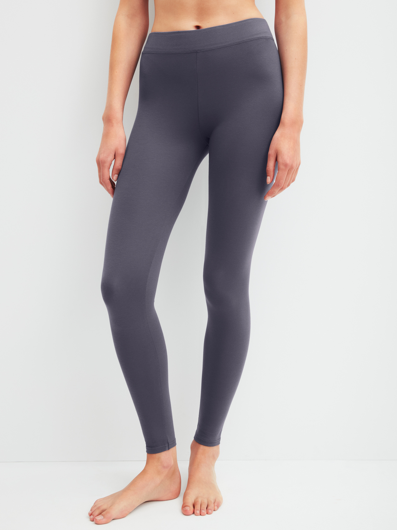CALIDA Elastic Leggingsfür Damen, L, Grau, So bequem kann sportlich sein