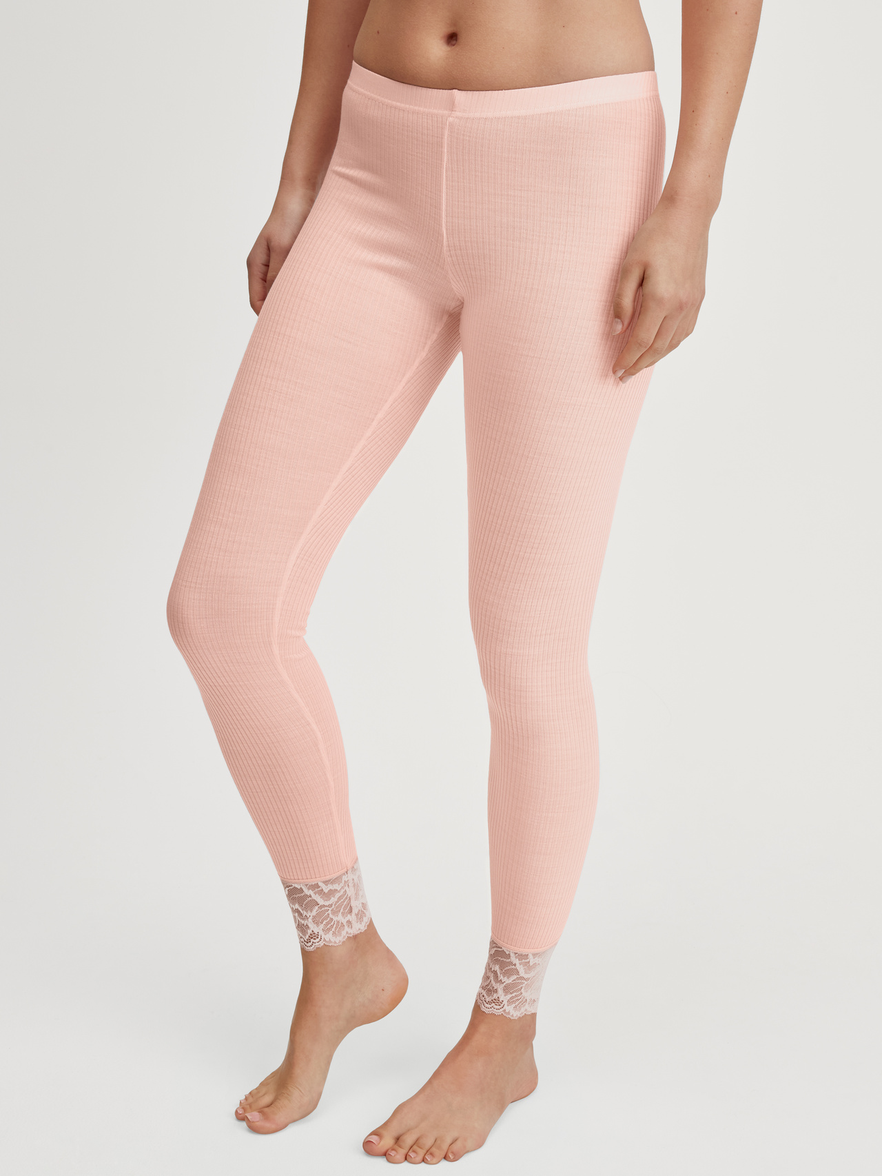 CALIDA Silky Wool Joy Leggings aus Wolle-Seidefür Damen, S, Rosa, Edle Merinowolle und Seide – luxuriöser Komfort und ideale Wärme für kalte Tage