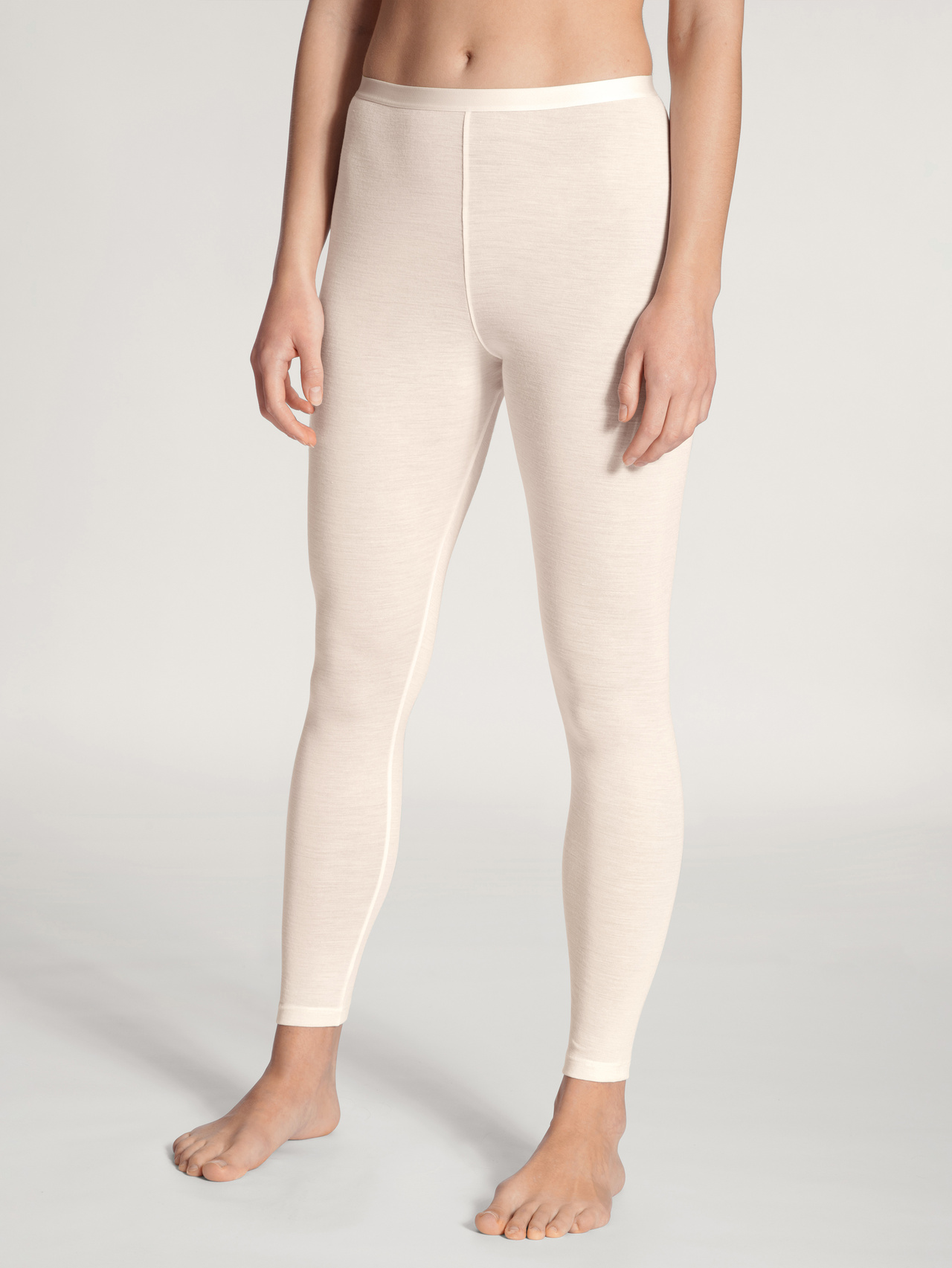CALIDA True Confidence Leggings aus Wolle-Seidefür Damen, L, Beige, Ein Tagtraum aus wärmender Wolle und wertvoller Seide