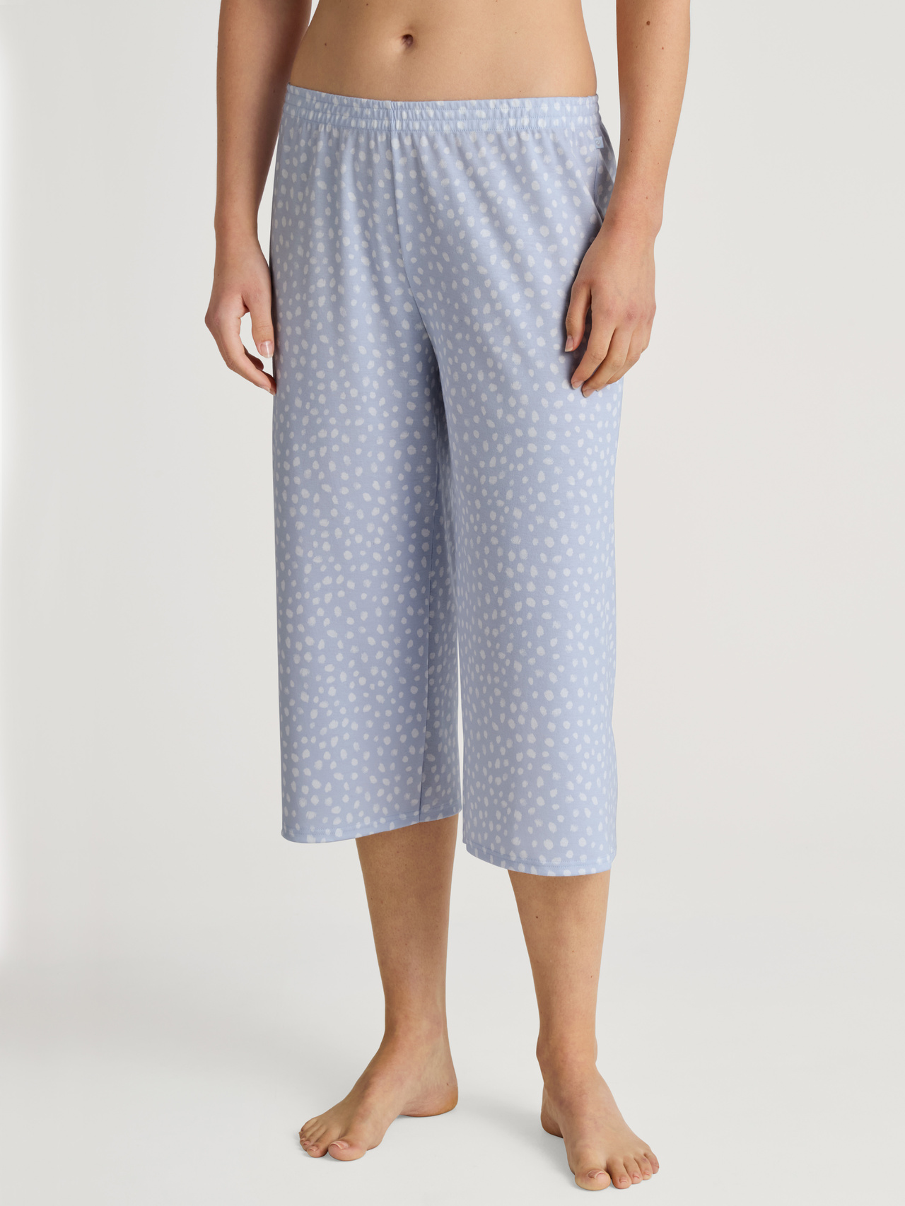 CALIDA Favourites Sleep 3/4-Pyjamahosefür Damen, S, Blau, Mit Mix & Match zu Wohlfühlmomenten