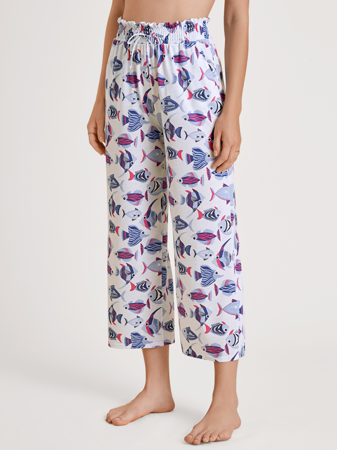 CALIDA Favourites Serenity 7/8-Pantsfür Damen, XXS, Weiß, Sommergefühle