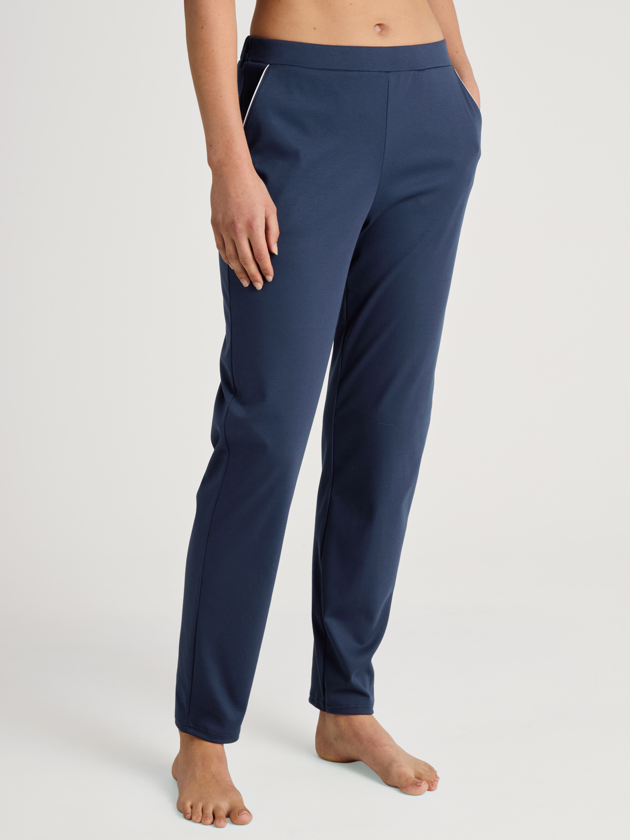 CALIDA Favourites Sleep Pyjamahosefür Damen, XS, Blau, Mit Mix & Match zu Wohlfühlmomenten