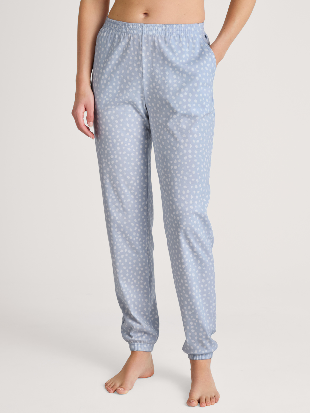 CALIDA Favourites Sleep Pyjamahose mit Bündchenfür Damen, XL, Blau, Mit Mix & Match zu Wohlfühlmomenten