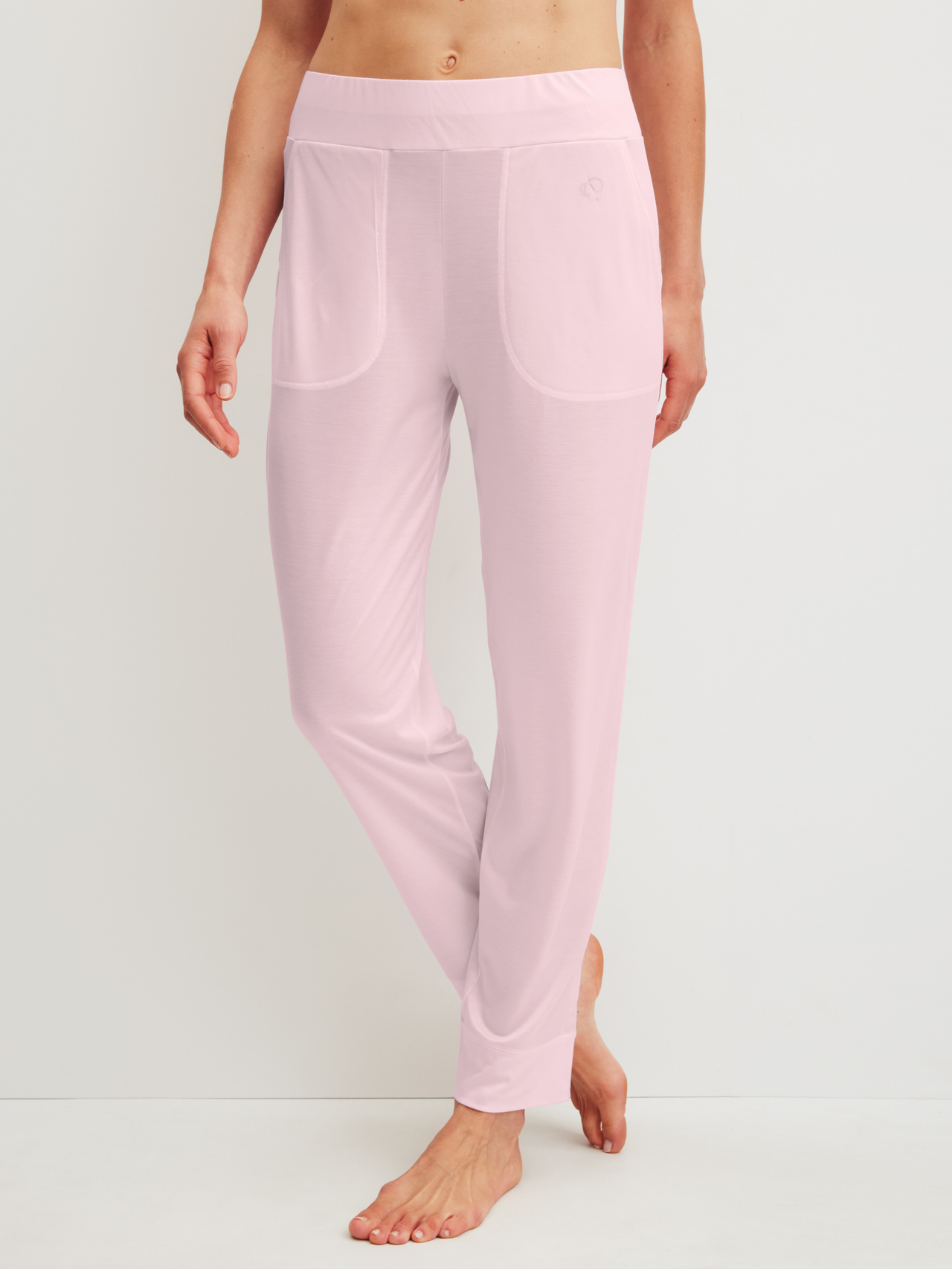 CALIDA DSW Cooling Pyjamahose mit Seitentaschenfür Damen, L, Rosa, Traumhaft kühl in heißen Nächten