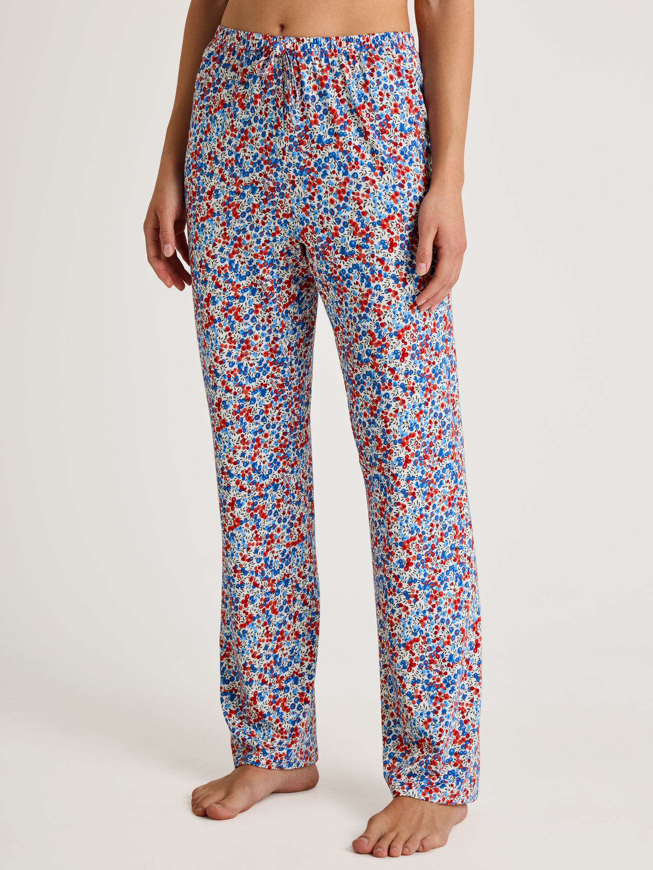 CALIDA Season Special Pantsfür Damen, L, Blau,Orange, Geschmeidig weich auf der Haut