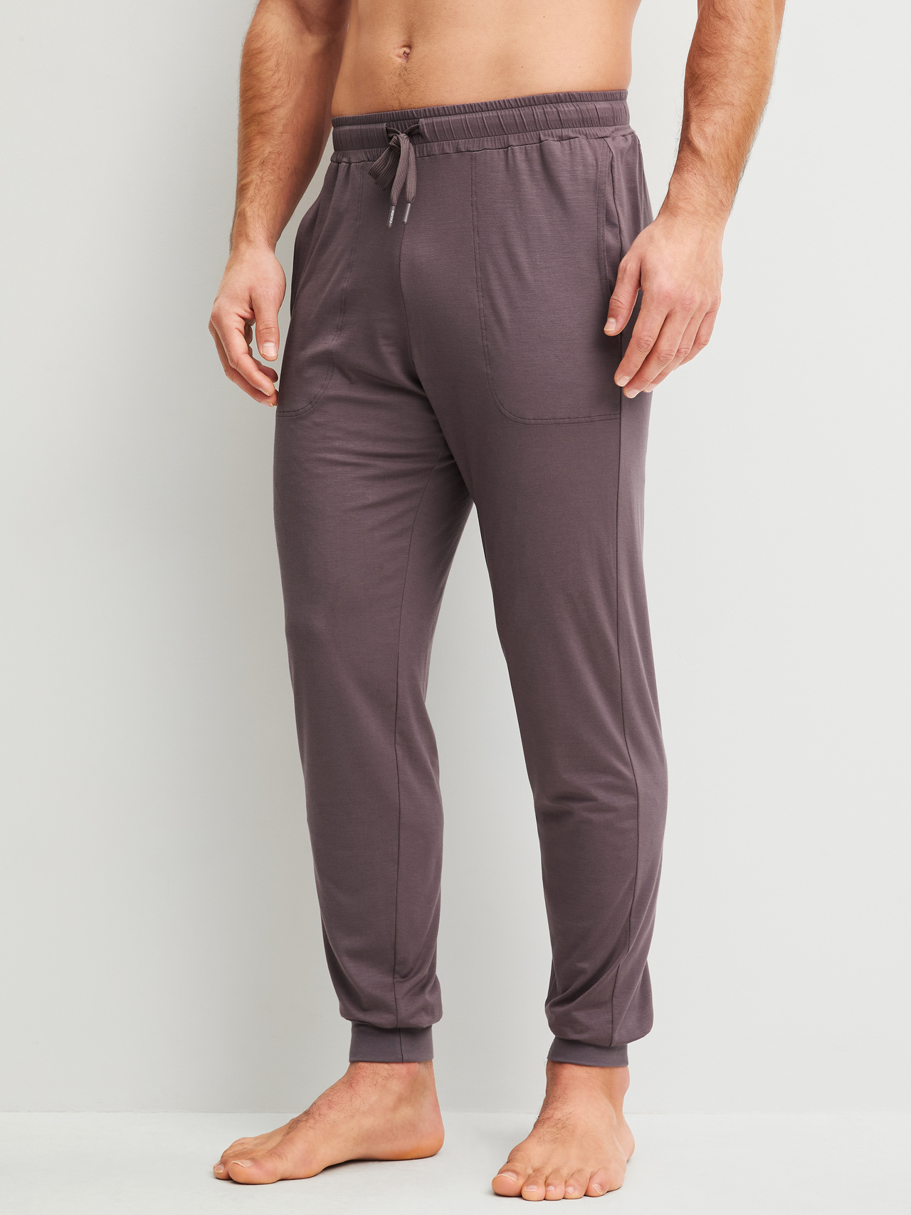 CALIDA DSW Balancing Pyjamahose mit Bündchenfür Herren, L, Braun, Moderne Silhouette mit klarer Form und legerem Abschluss