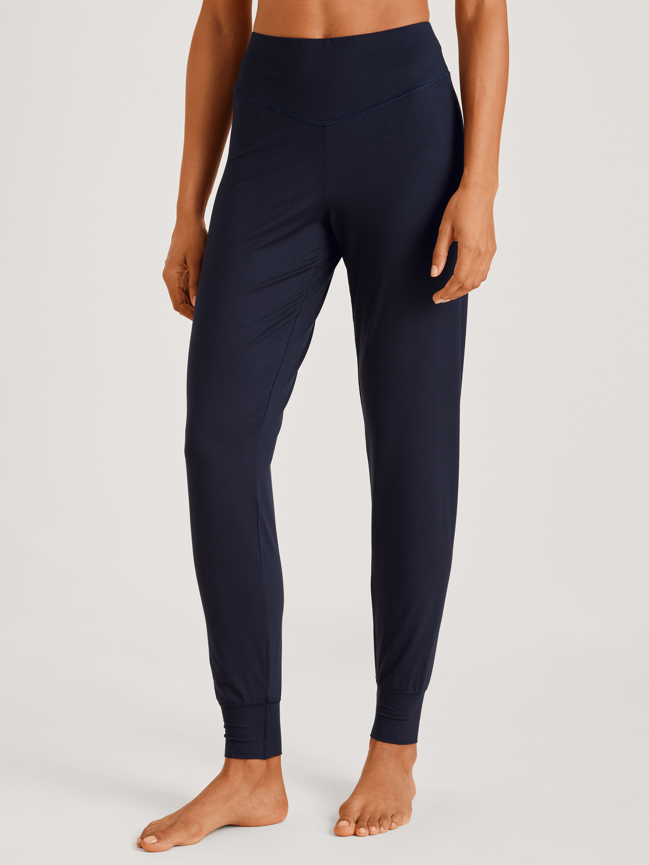 CALIDA DSW Balancing Pyjamahose mit Bündchenfür Damen, S, Blau, Nie wieder zu heiß oder zu kalt
