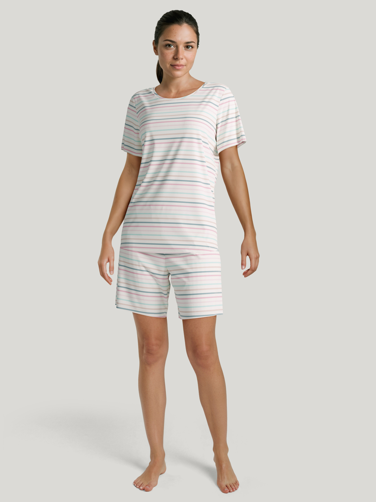 CALIDA Nightwear Xtra Kurz-Pyjamafür Damen, XS, Rosa, Frische Leichtigkeit für Tag & Nacht