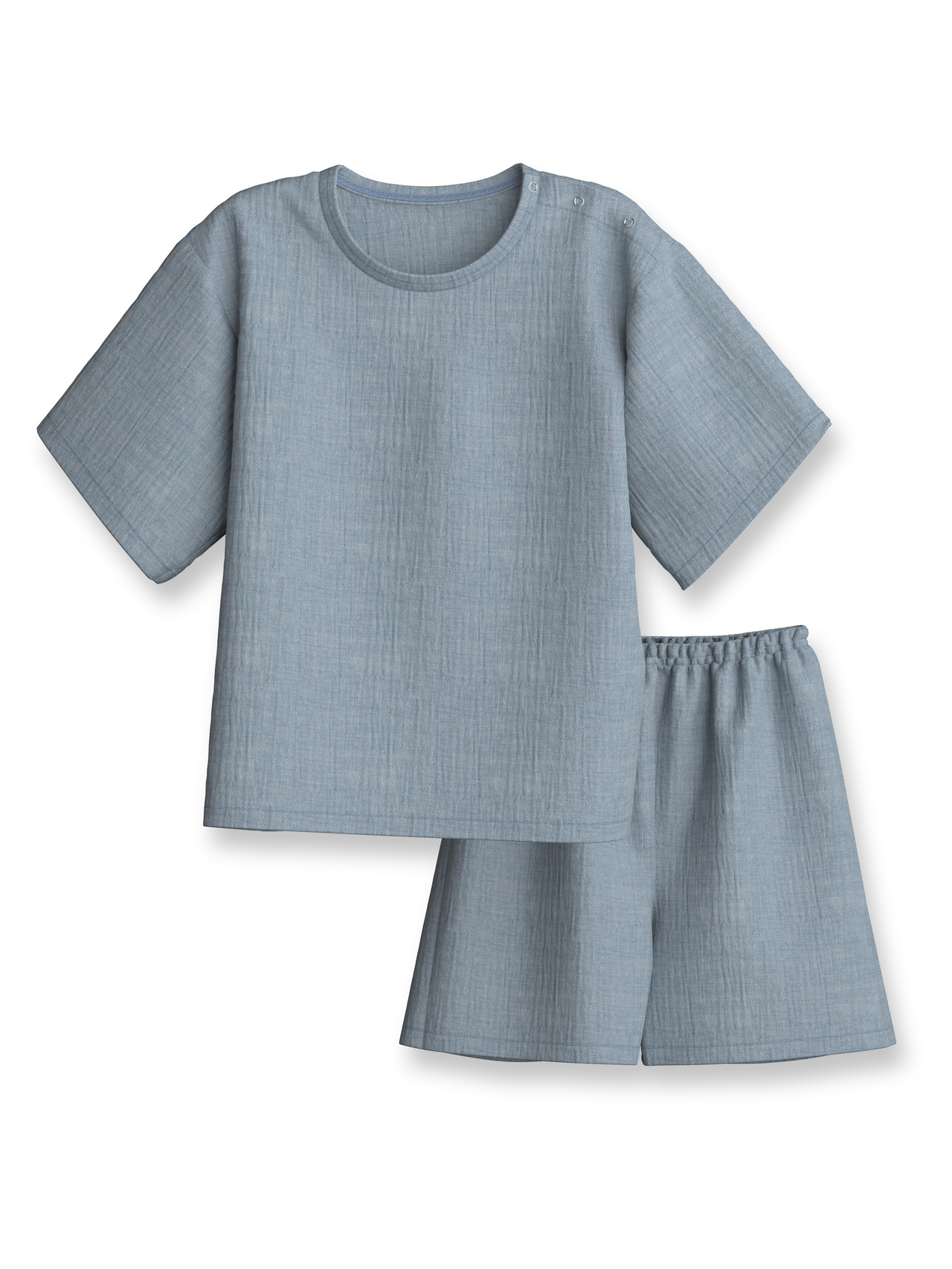 CALIDA Toddlers Sleep Kurz-Pyjamafür Kinder, 104, Blau, Höchste Qualität für besten Tragekomfort