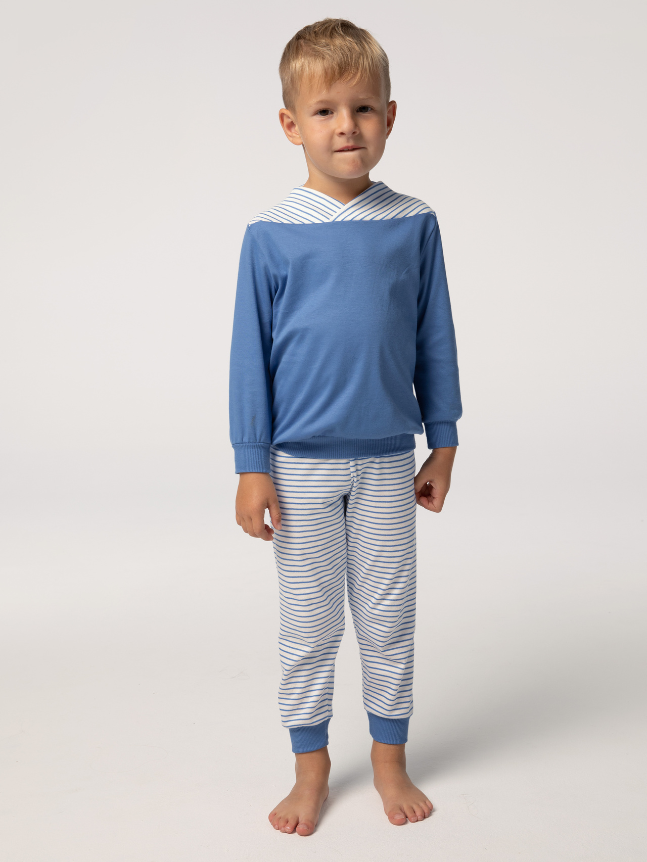 CALIDA Toddlers Youngster Kinder Bündchen-Pyjamafür Kinder, 80, Blau, … never gets old!