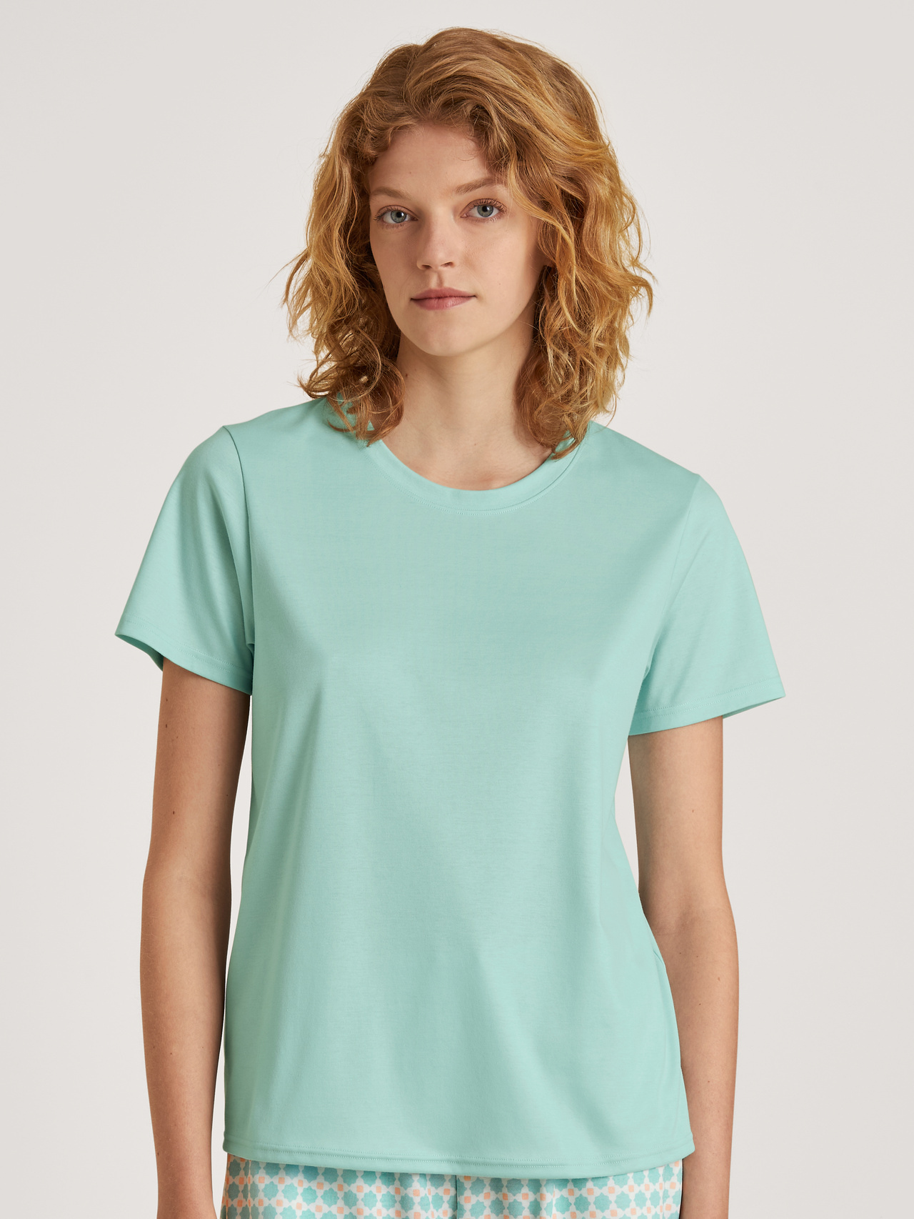 CALIDA Favourites Balance Shirt short sleeve for Women, XXS, Turquoise