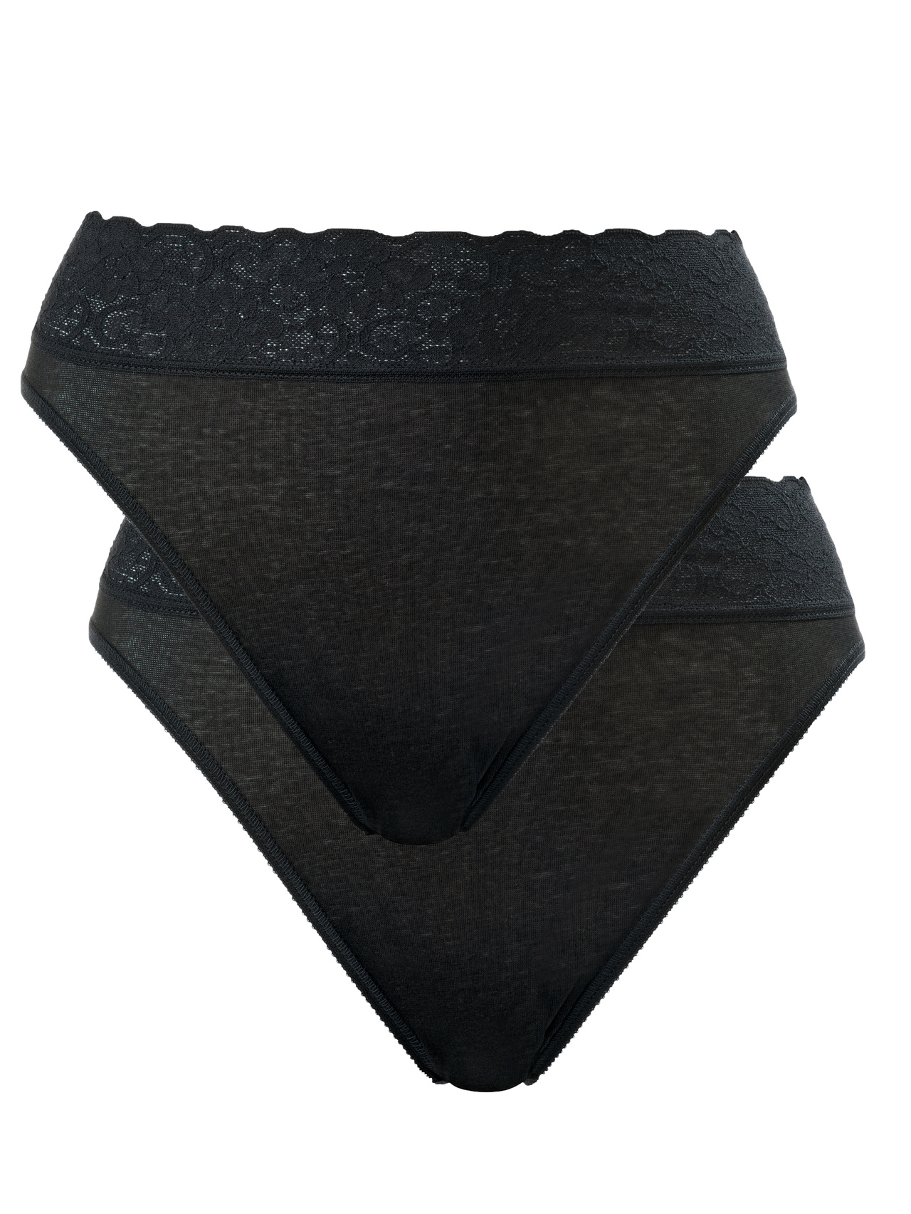 CALIDA Iconics Jazzpant, 2er-Pack für Damen, S, Schwarz, Zeitlos schön und unendlich bequem