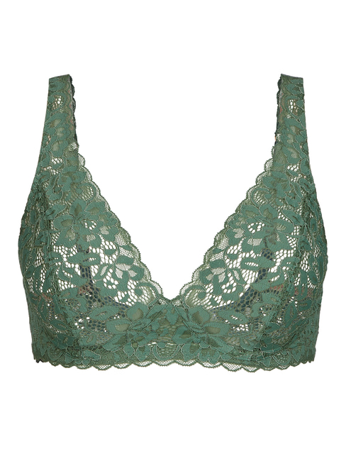 CALIDA Natural Comfort Lace Soft non-wired bra green