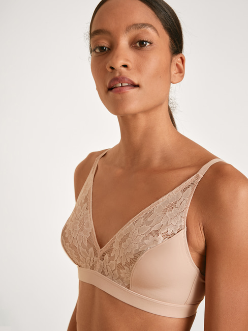 CALIDA Natural Skin Lace Soft non-wired bra, Cradle to Cradle Certified®