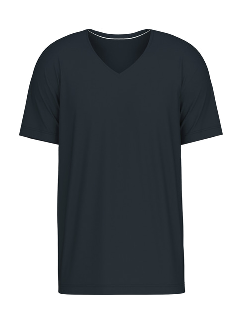 CALIDA Remix Basic Sleep Kurzarm-Shirt, V-Neck