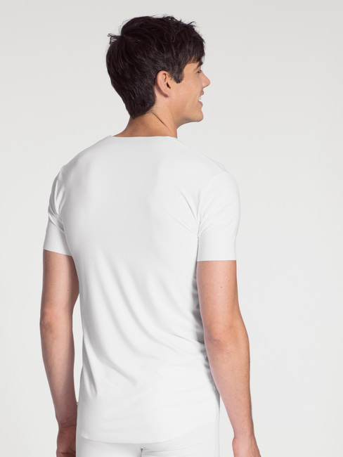CALIDA Clean Line Kurzarm-Shirt, V-Neck