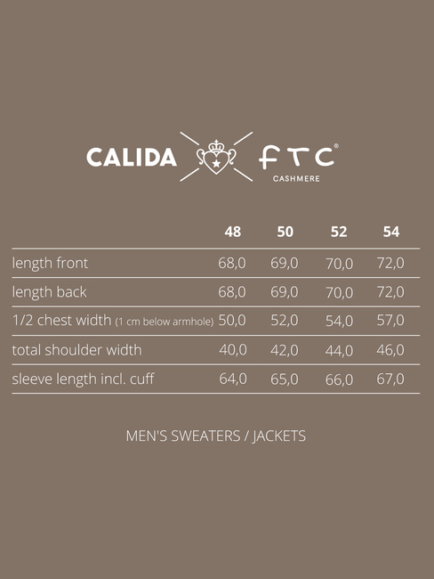 CALIDA CALIDAxFTC Cashmere T-shirt à manches longues